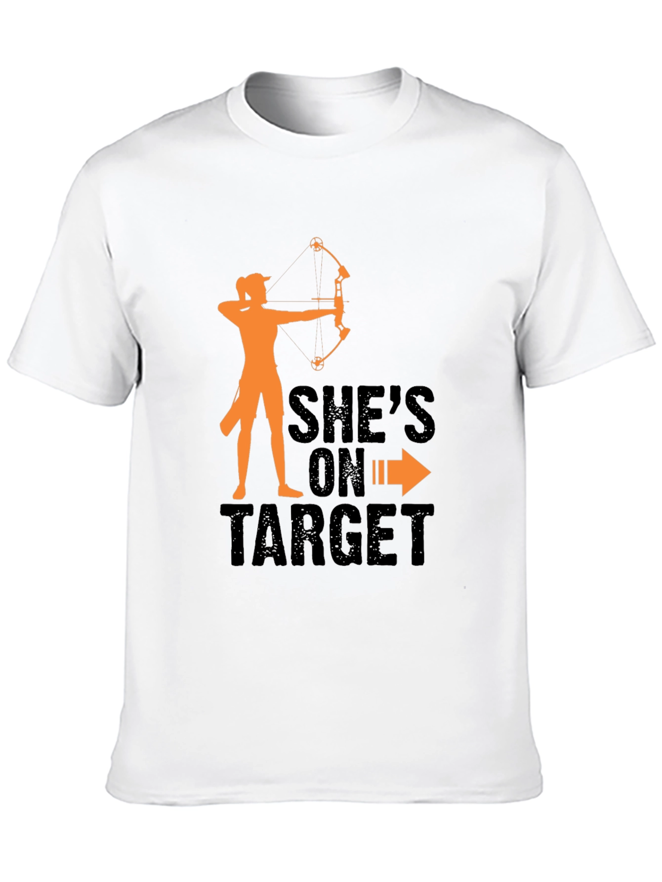 Shes On Target Archery T-Shirt - Black