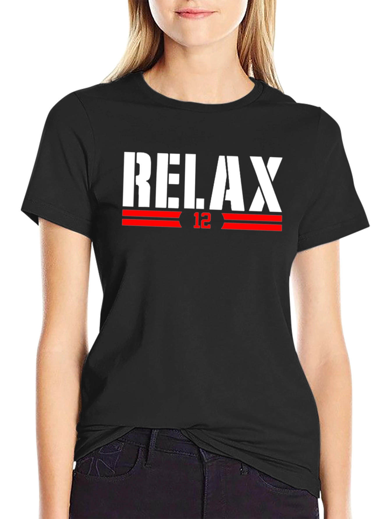 Relax 12 Graphic Tee - Comfort & Style