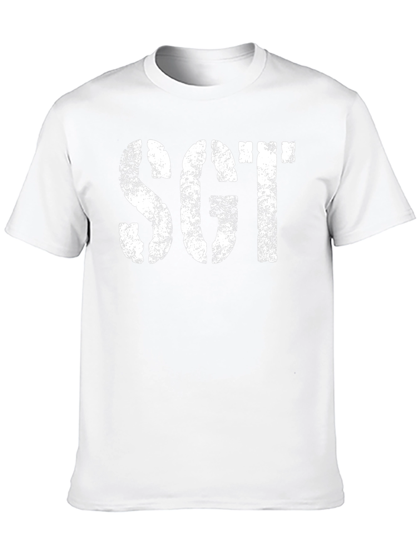 SGT Black Graphic Tee - Military Style T-Shirt