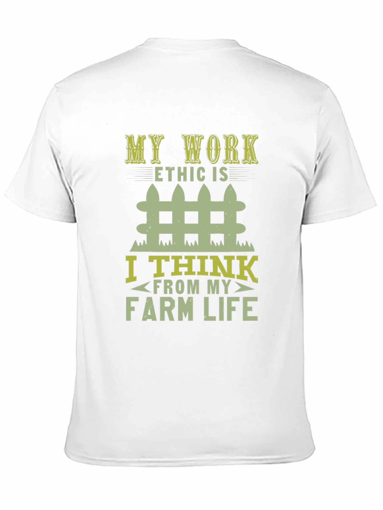 Farm Life Work Ethic Graphic T-Shirt