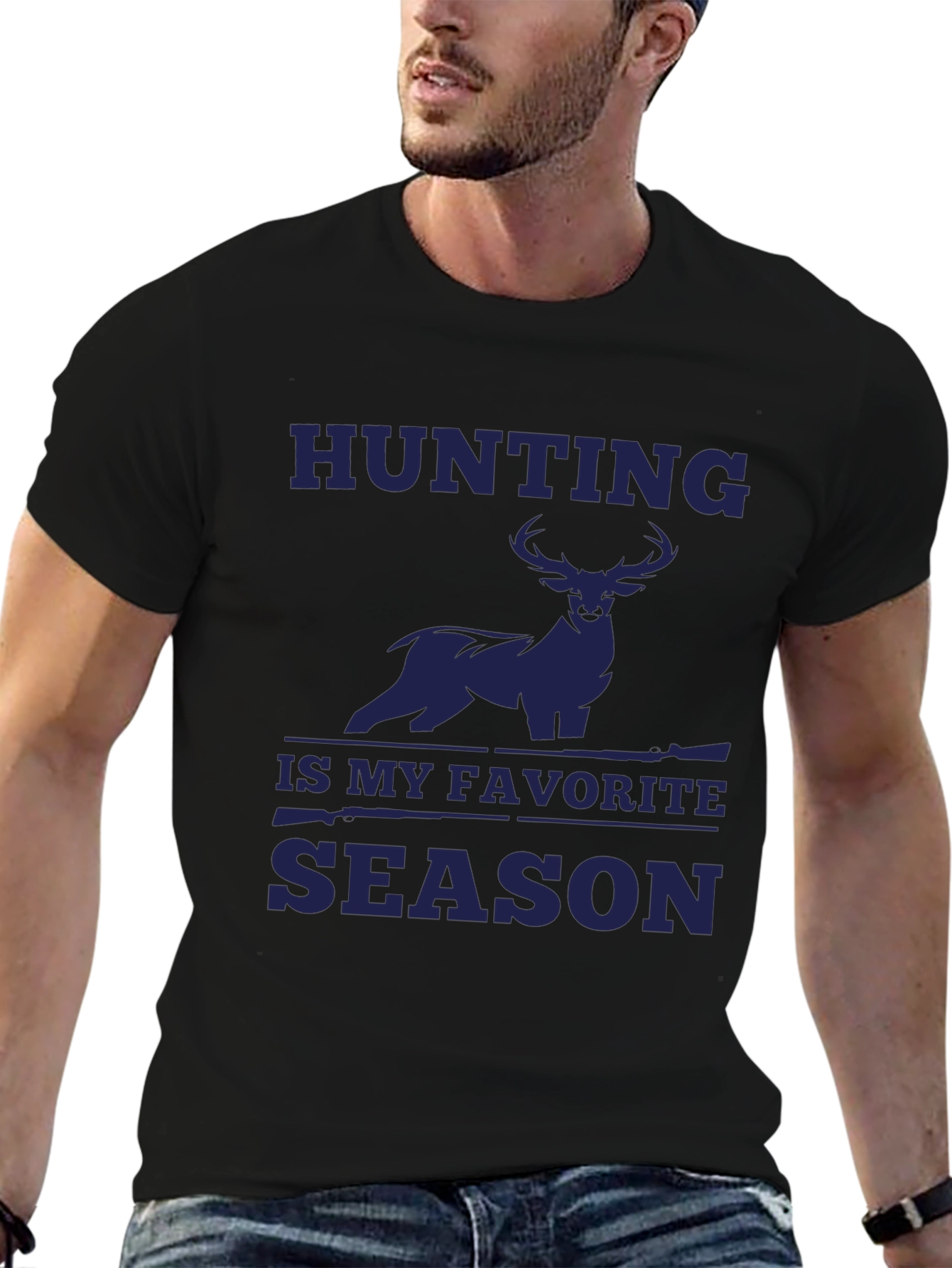Hunting is My Favorite Season Deer Graphic Tee