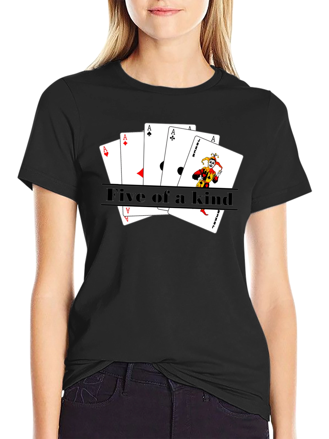 Five of a Kind Poker T-Shirt