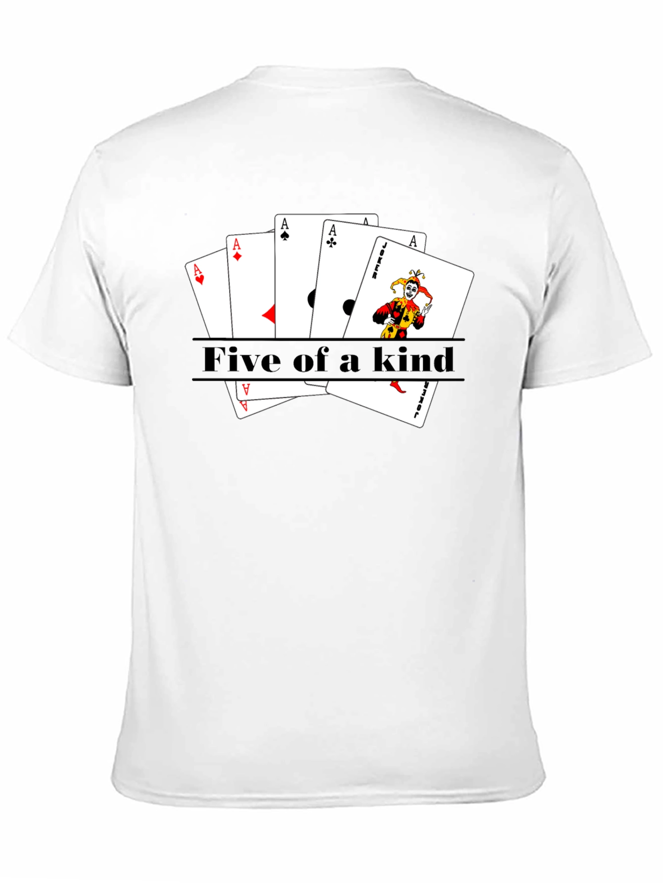Five of a Kind Poker T-Shirt