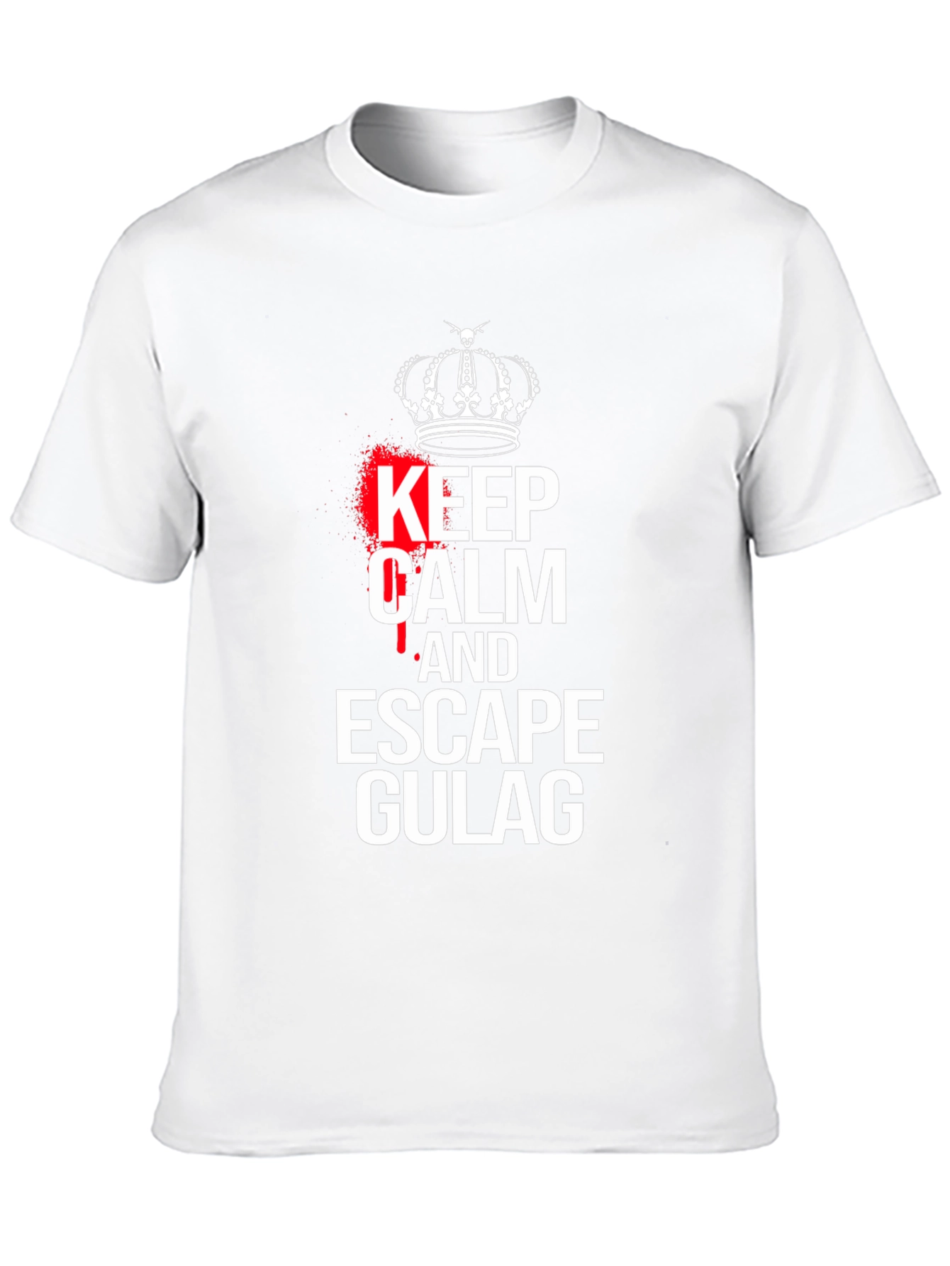 Keep Calm Escape Gulag Black T-Shirt