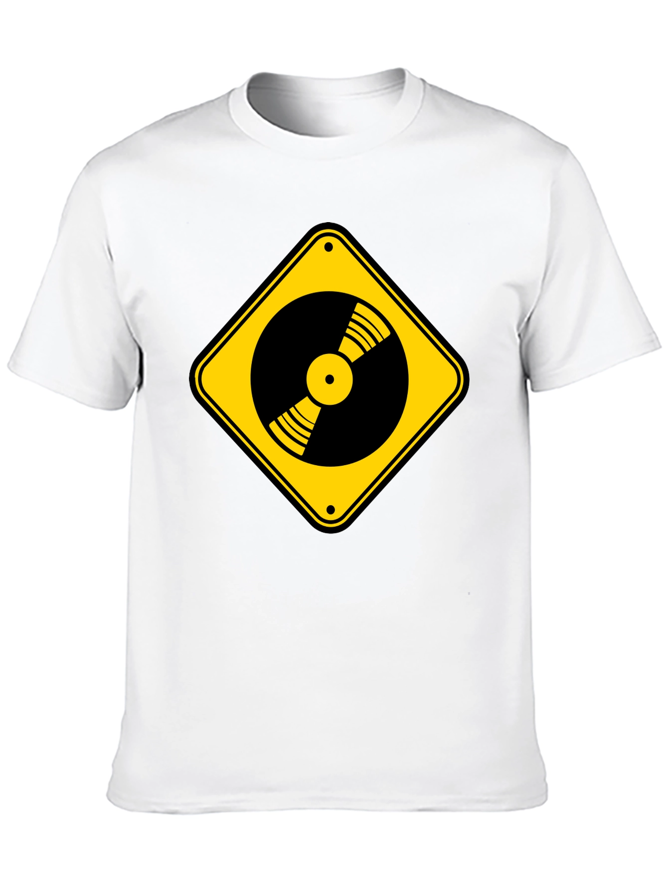 Warning Vinyl Record T-Shirt