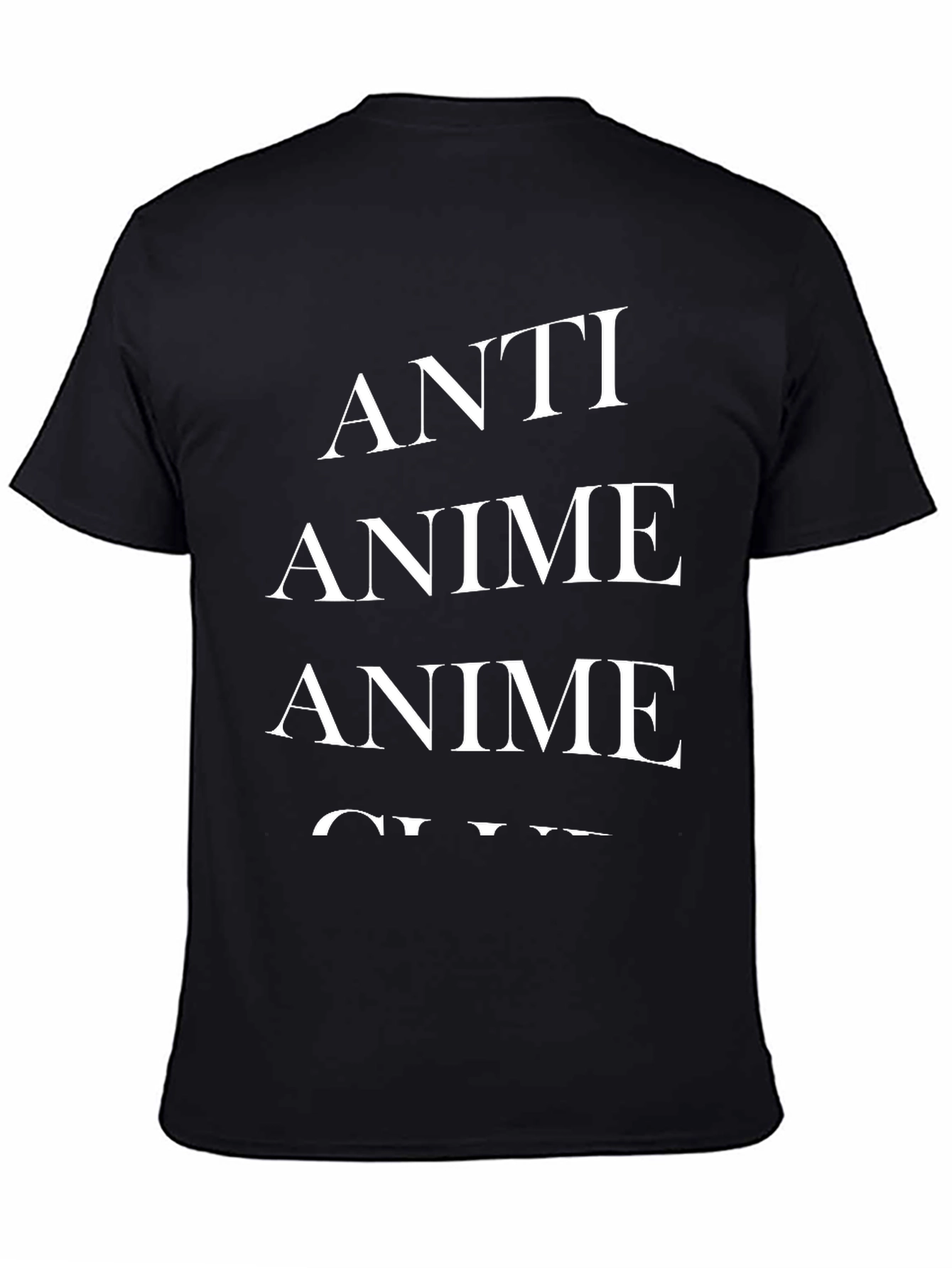 Anti Anime Club Black T-Shirt