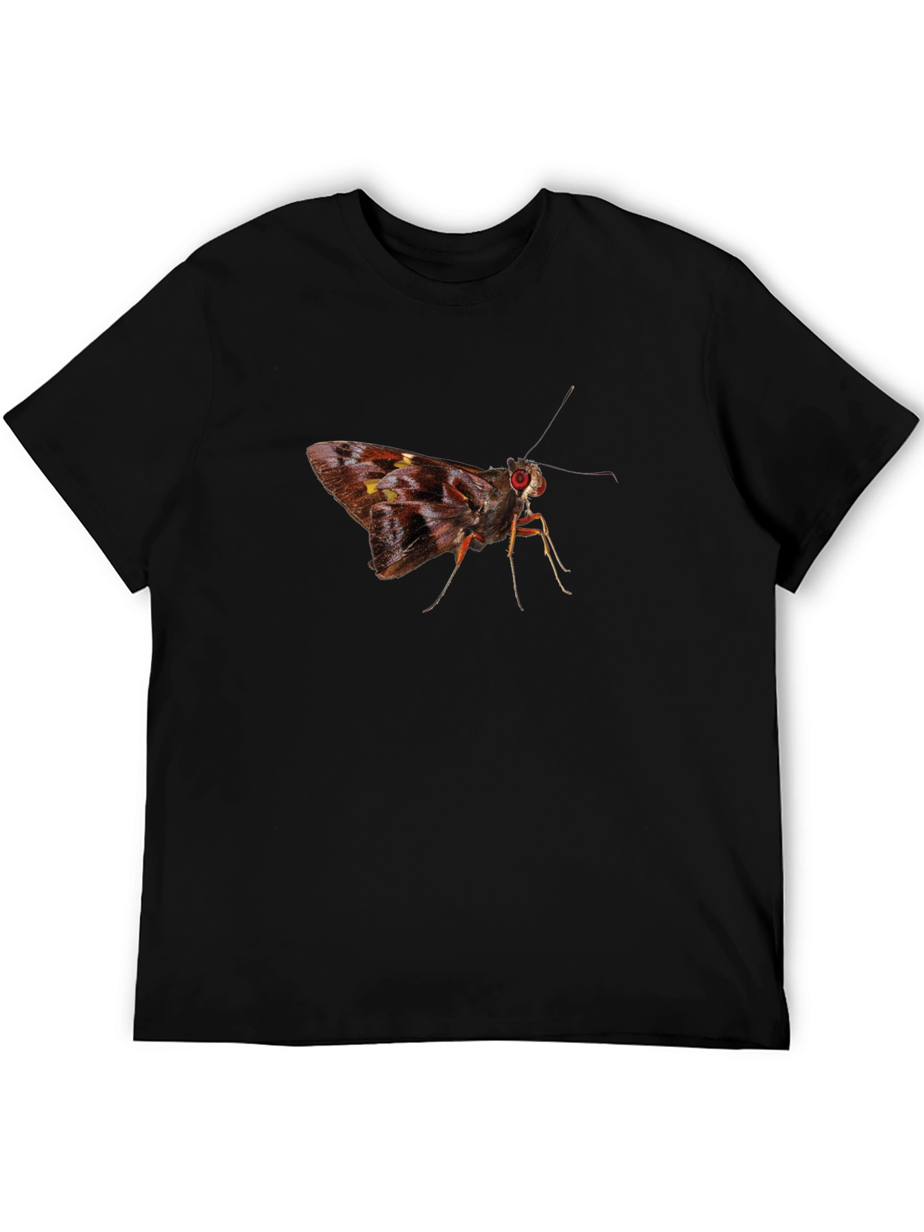 Butterfly Graphic Tee - Nature Lovers Black T-Shirt