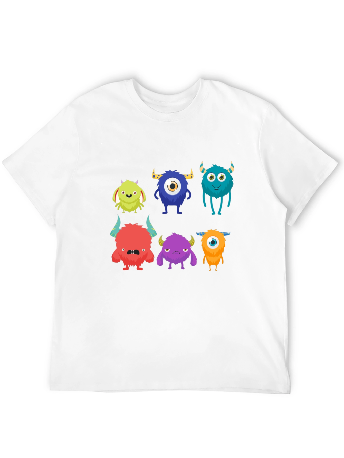 Monster Graphic Tee - Black Cotton T-Shirt