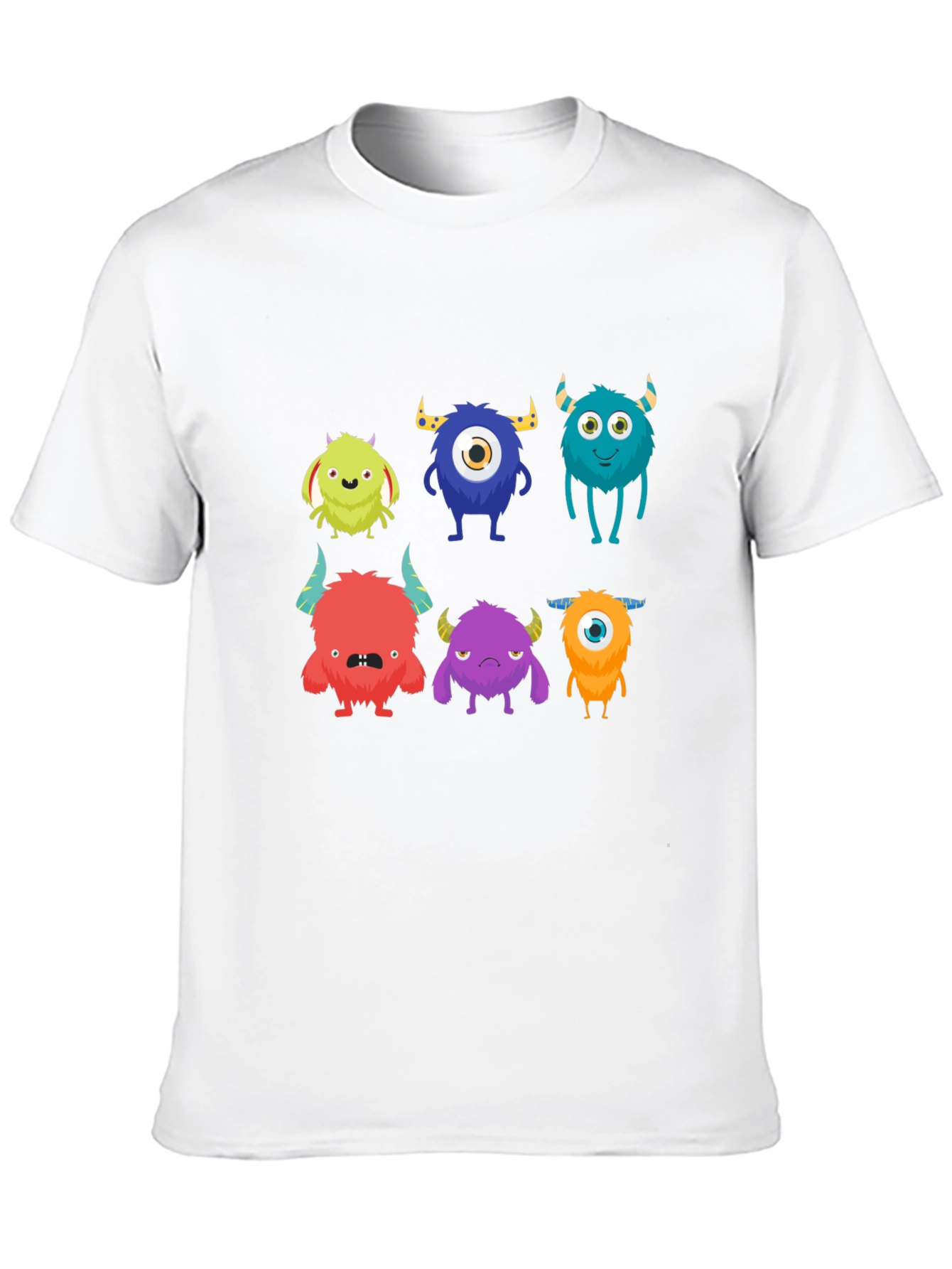 Monster Graphic Tee - Black Cotton T-Shirt