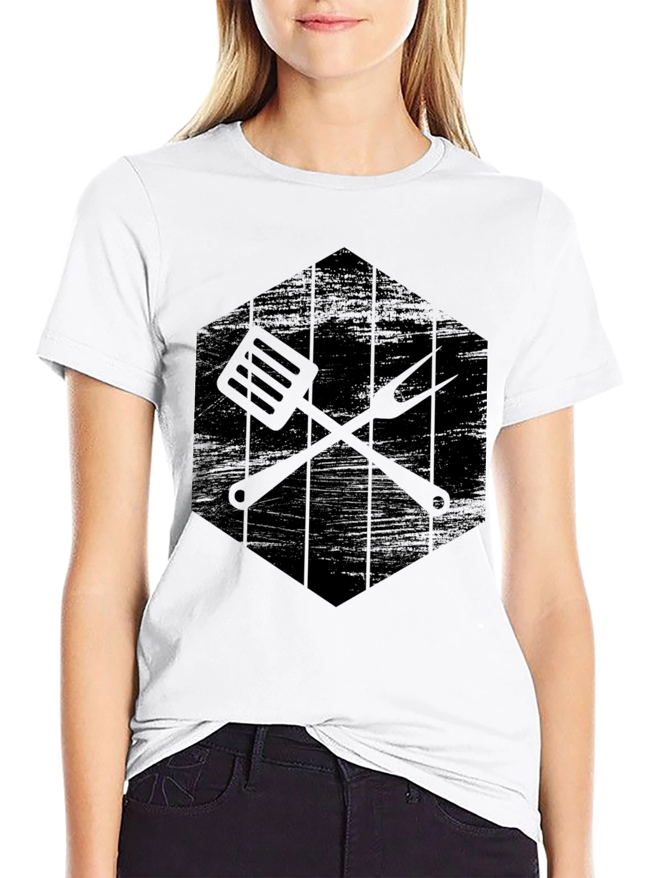 BBQ Time Black Graphic Tee