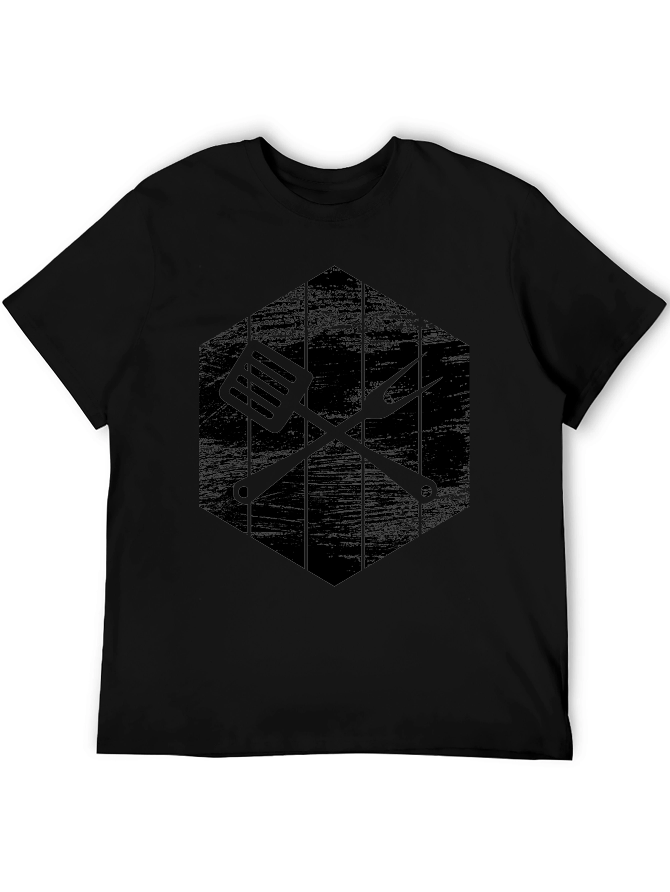 BBQ Time Black Graphic Tee