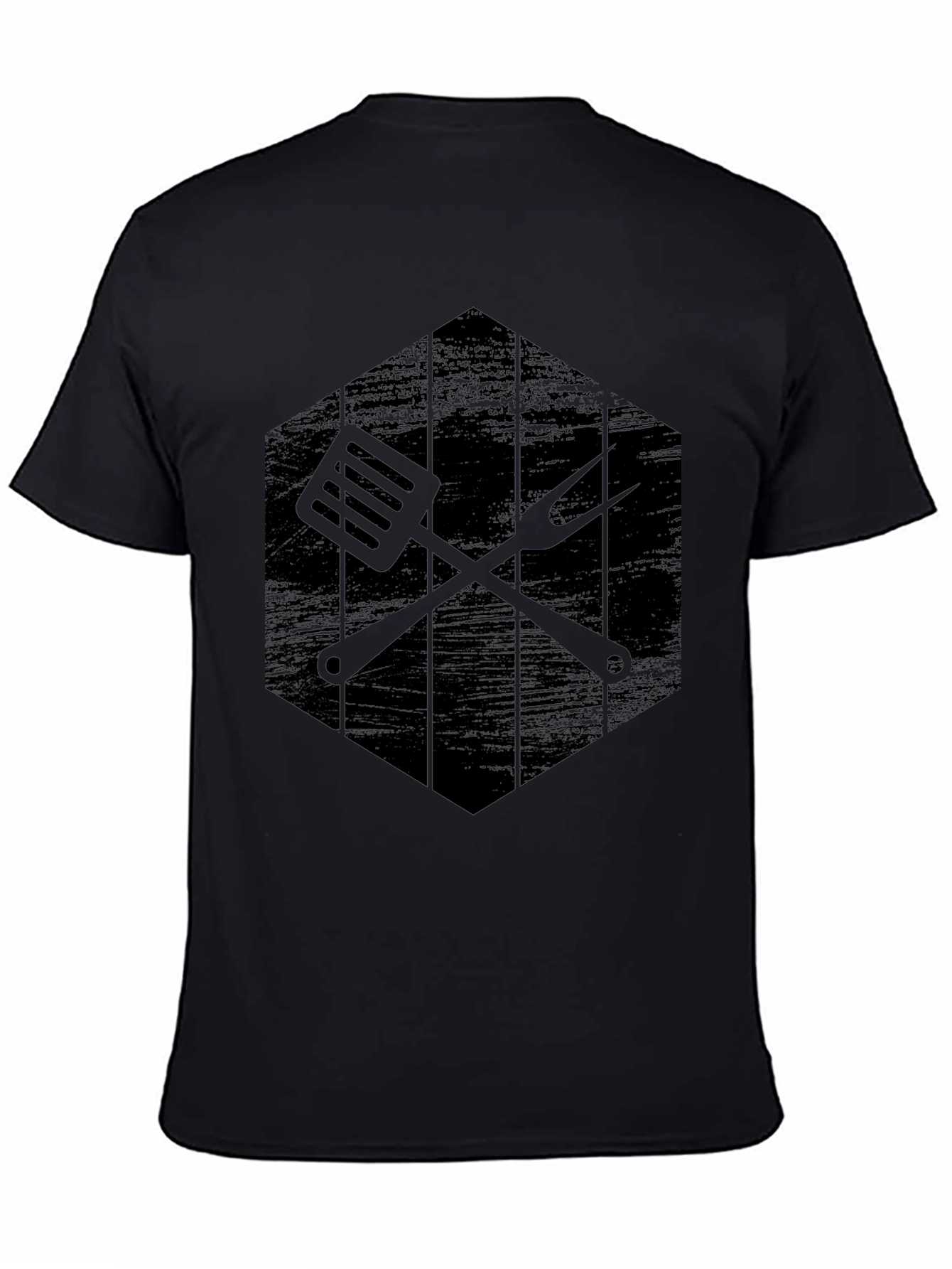 BBQ Time Black Graphic Tee