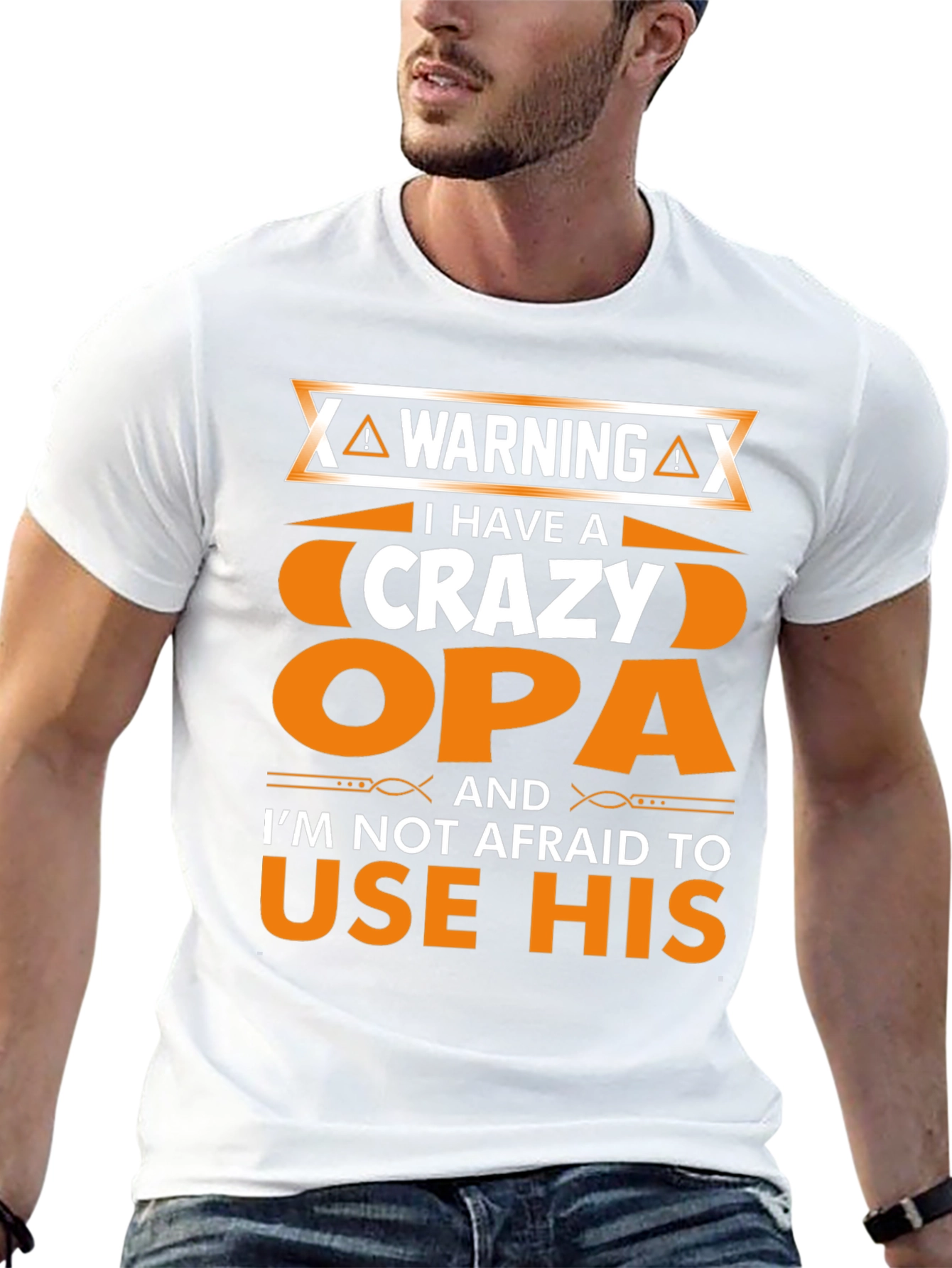Crazy Opa T-Shirt - Funny Grandfather Gift