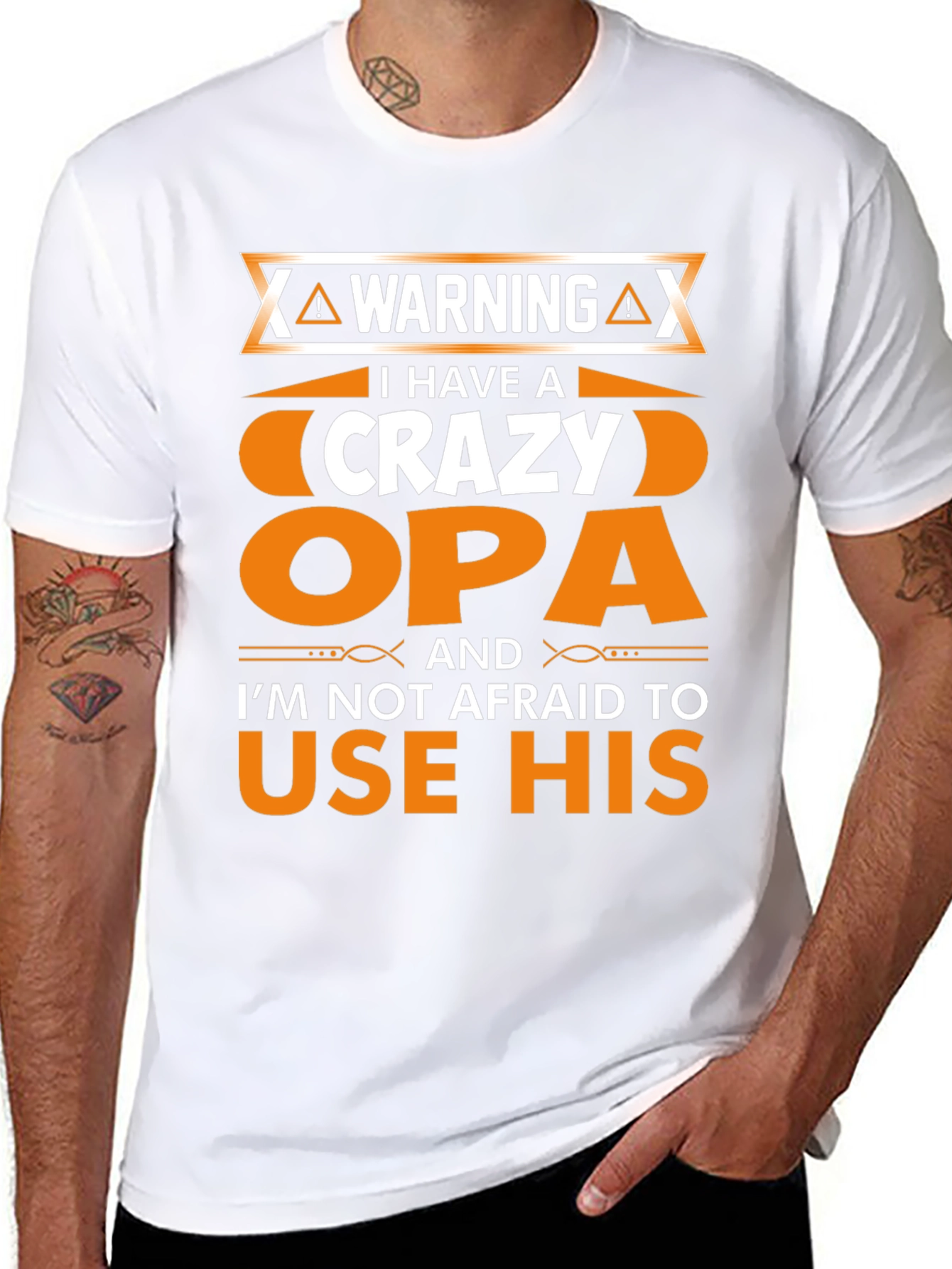 Crazy Opa T-Shirt - Funny Grandfather Gift
