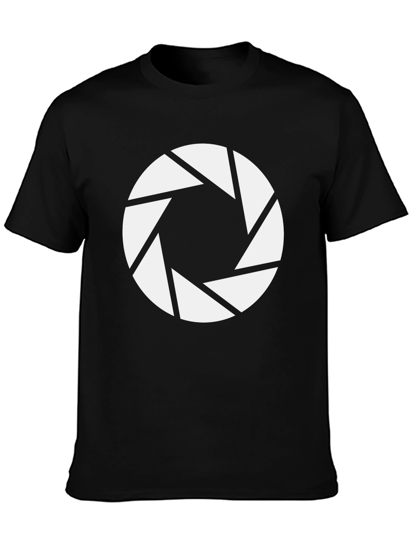 Aperture Iris Graphic Tee - Black Short Sleeve