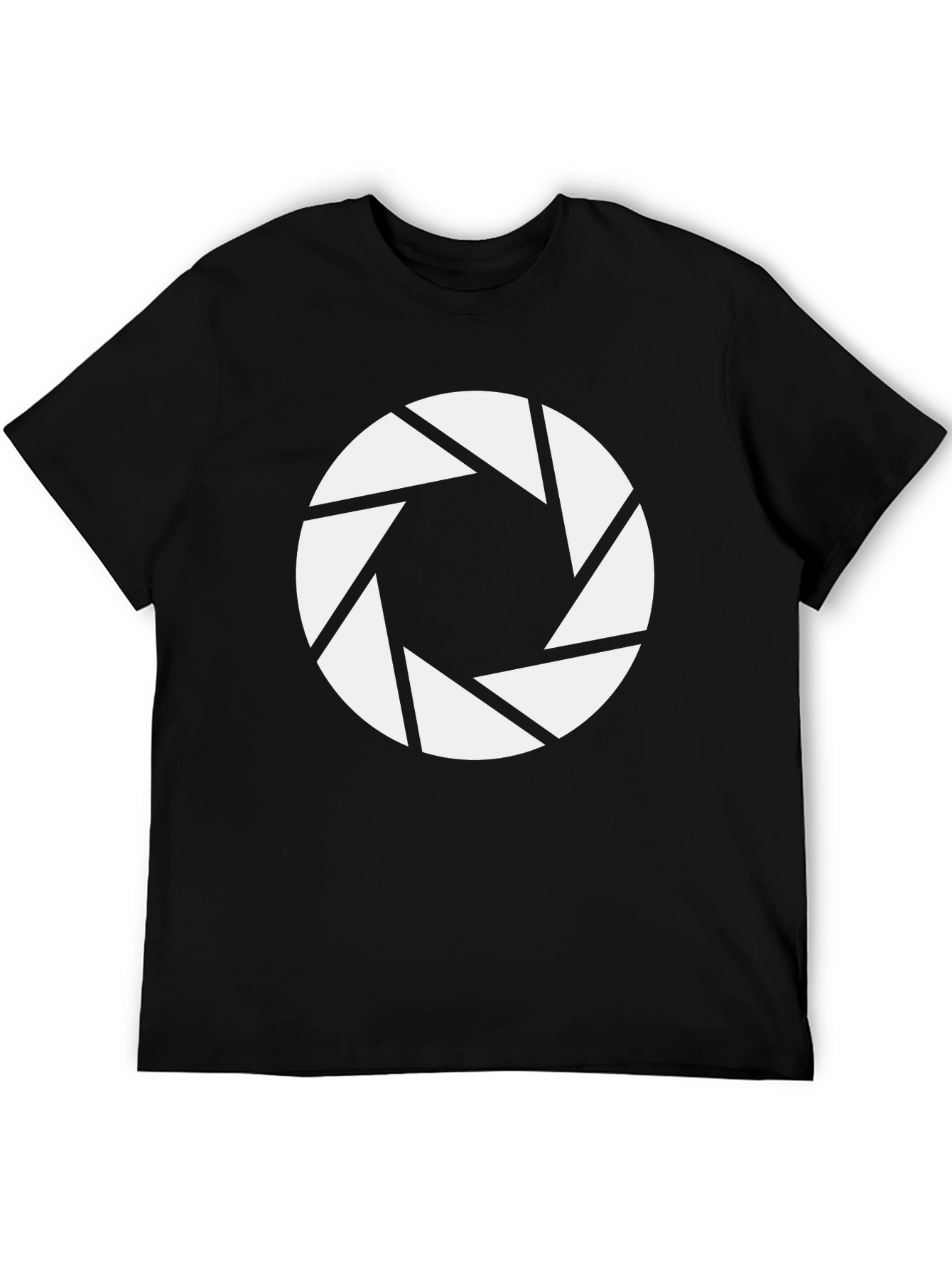 Aperture Iris Graphic Tee - Black Short Sleeve