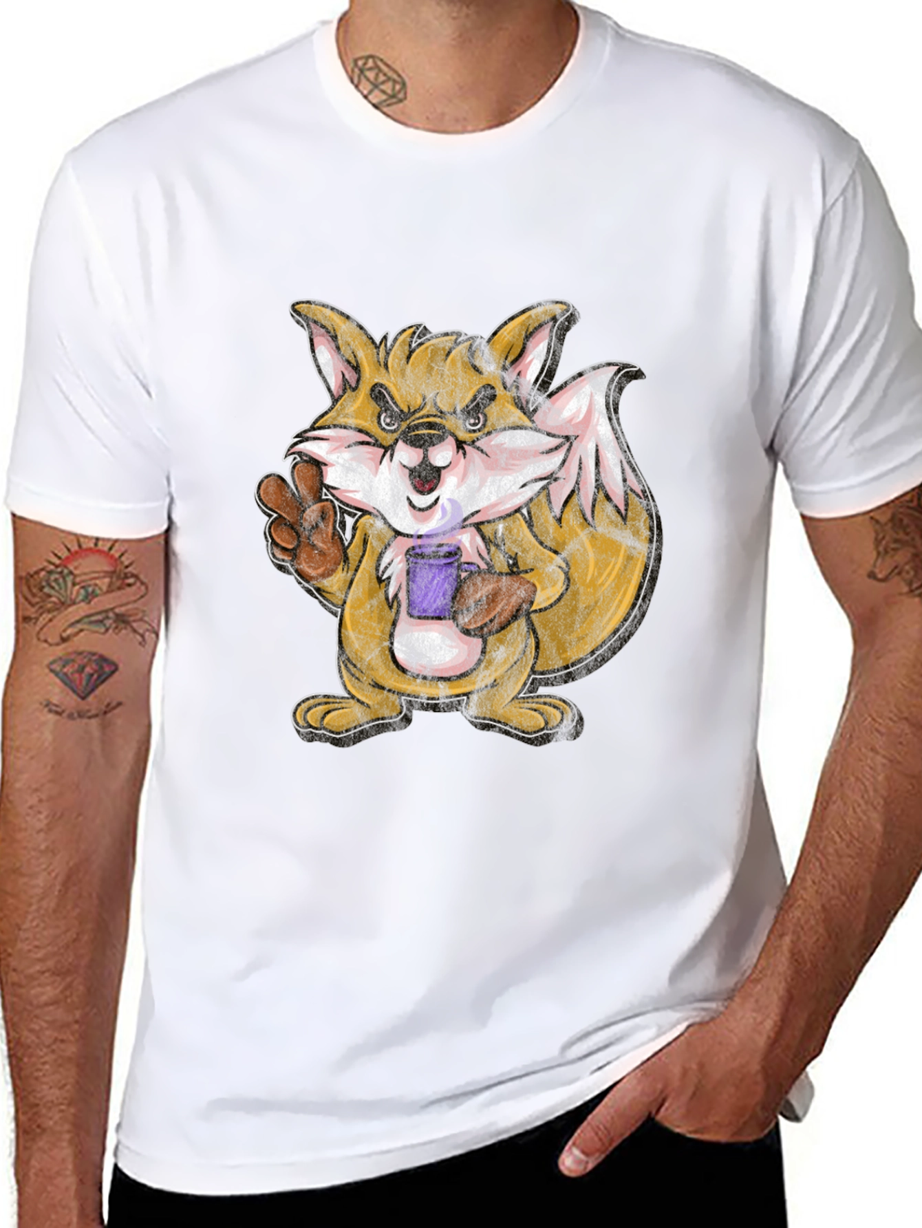 Cool Fox Coffee T-Shirt