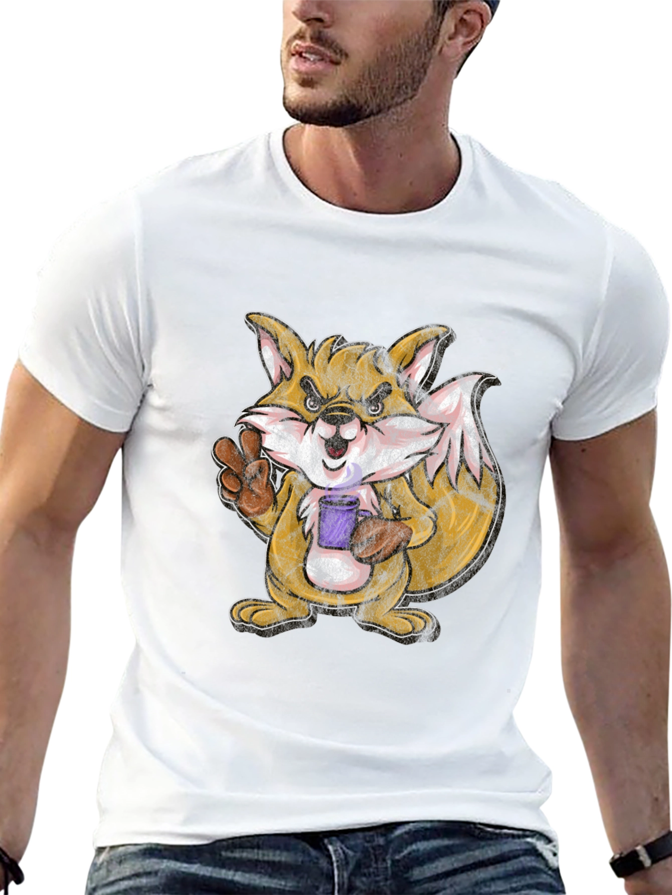 Cool Fox Coffee T-Shirt