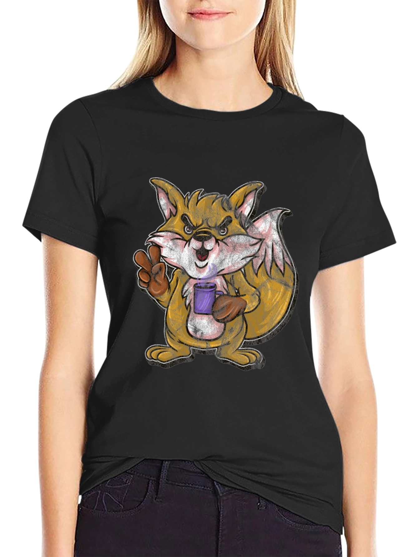 Cool Fox Coffee T-Shirt