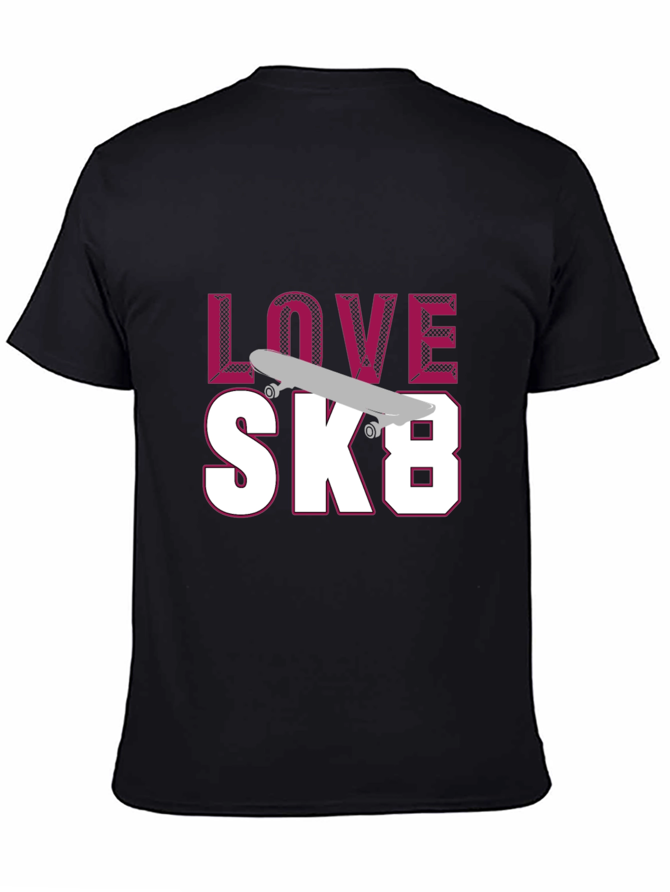 Love SK8 T-Shirt - Skateboarding Apparel