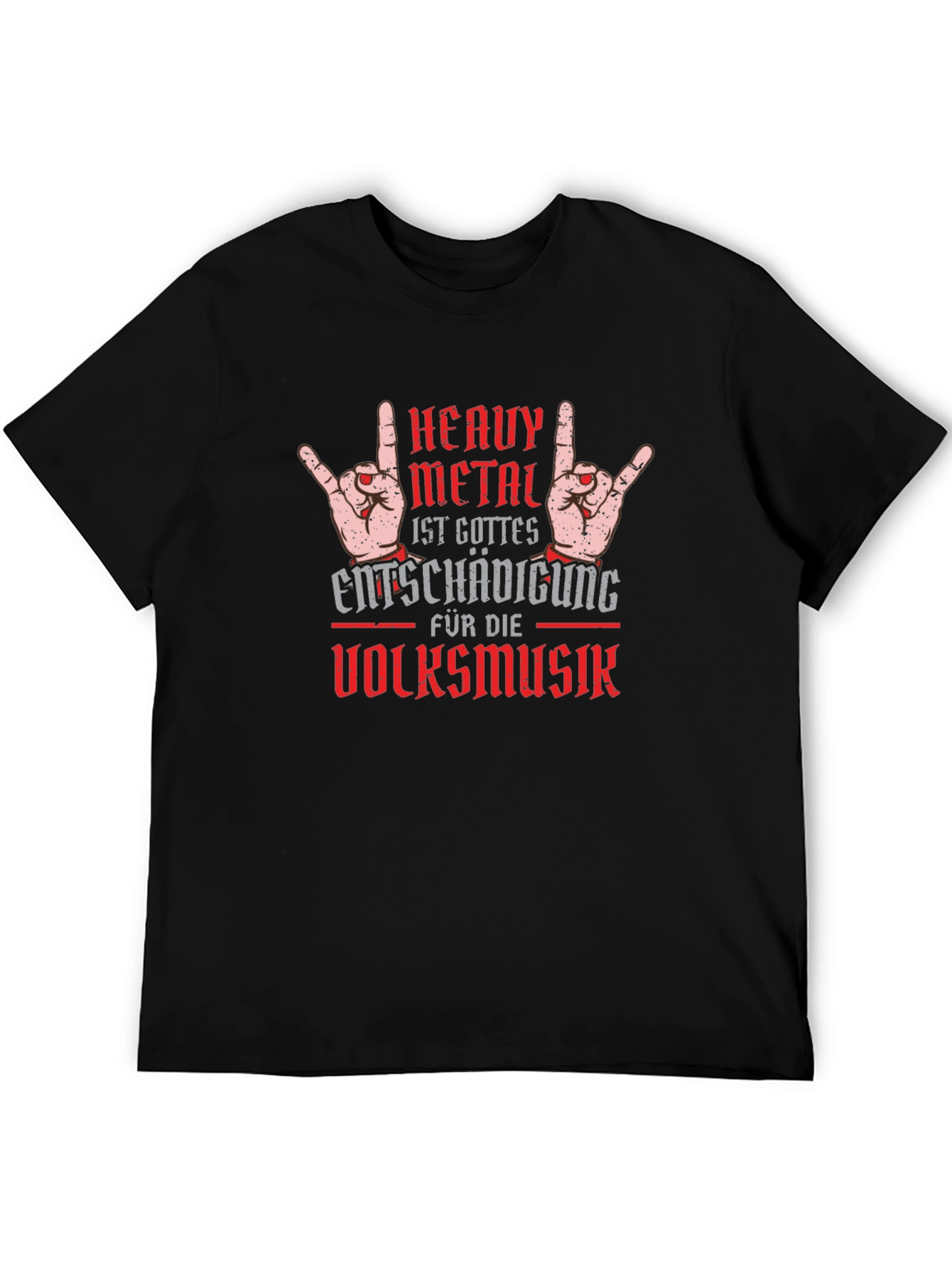 Heavy Metal is Gods Gift Mens Graphic Tee