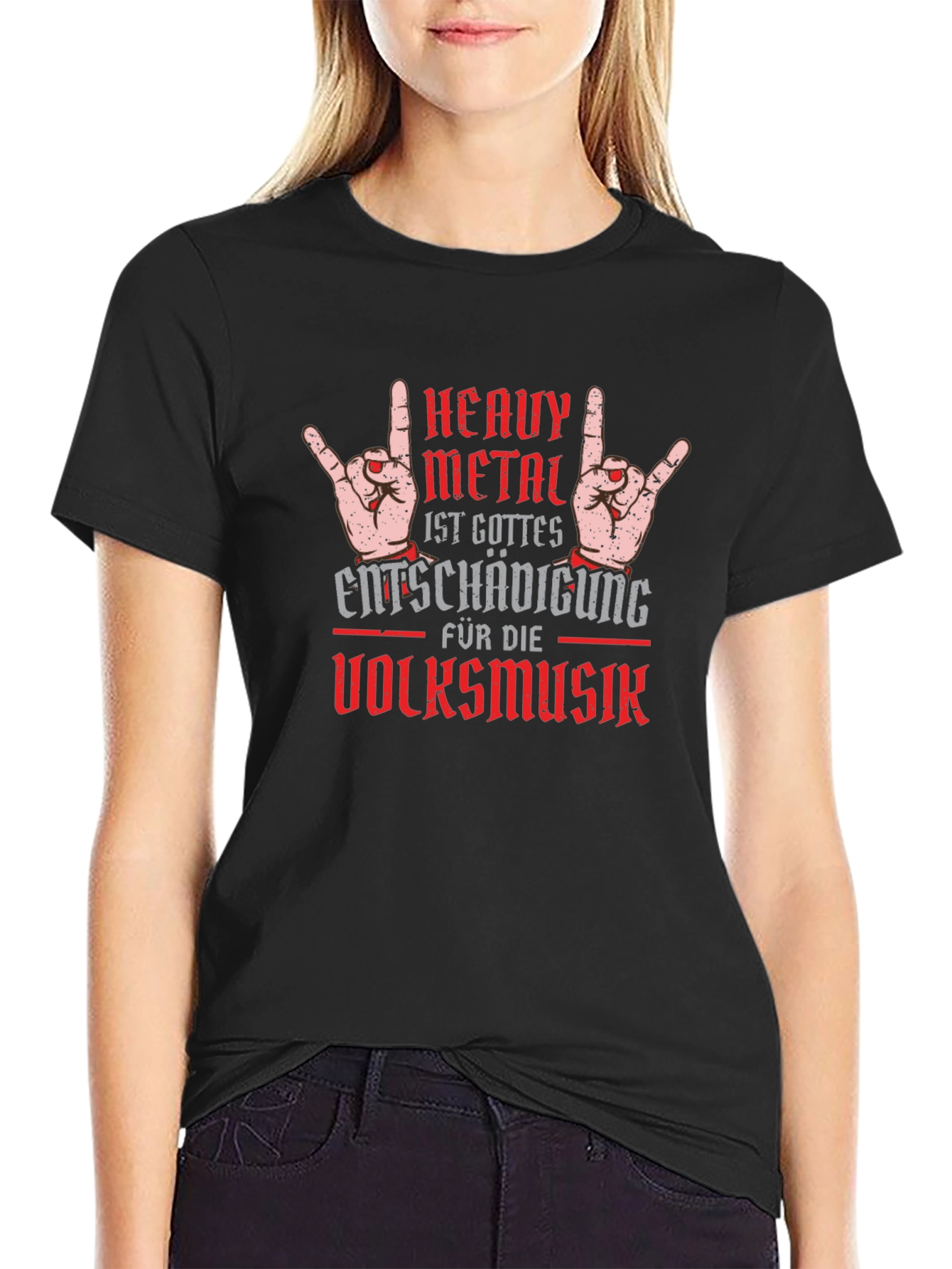Heavy Metal is Gods Gift Mens Graphic Tee