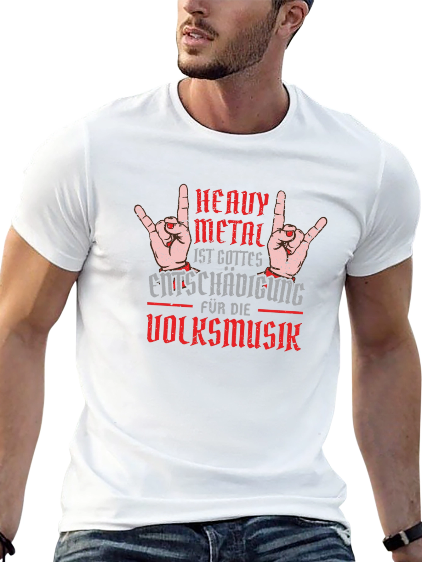 Heavy Metal is Gods Gift Mens Graphic Tee