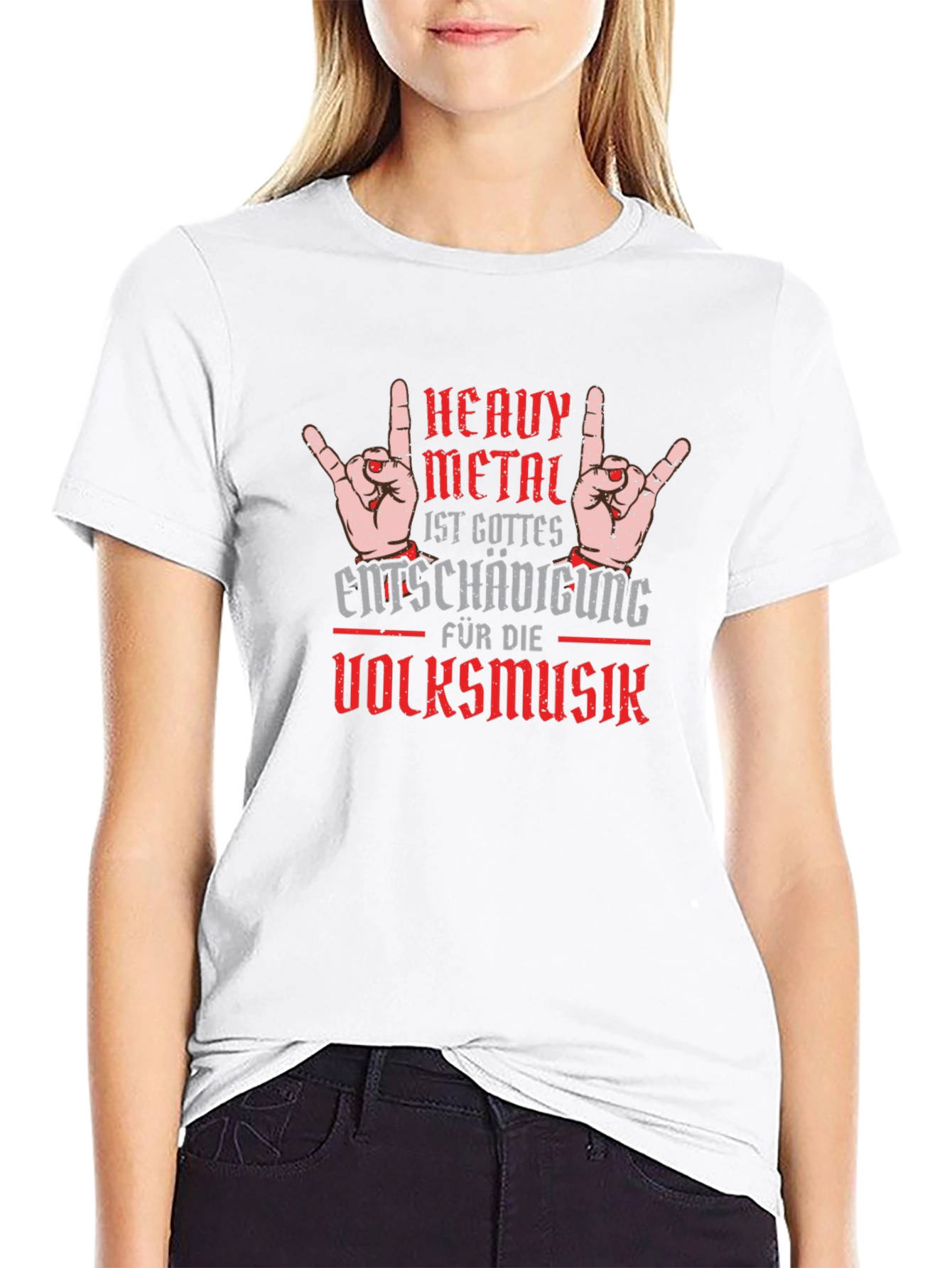 Heavy Metal is Gods Gift Mens Graphic Tee