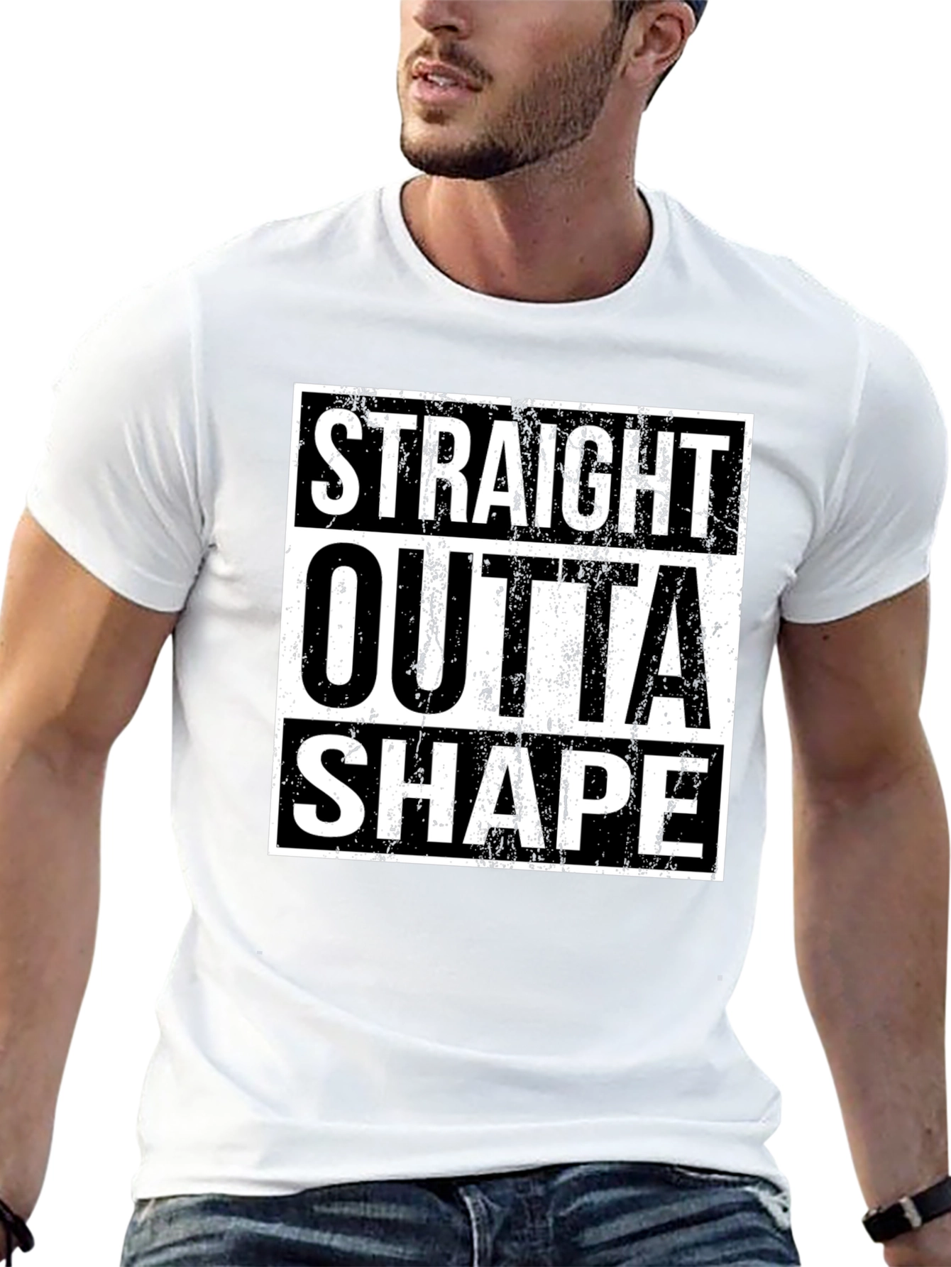Straight Outta Shape Graphic T-Shirt
