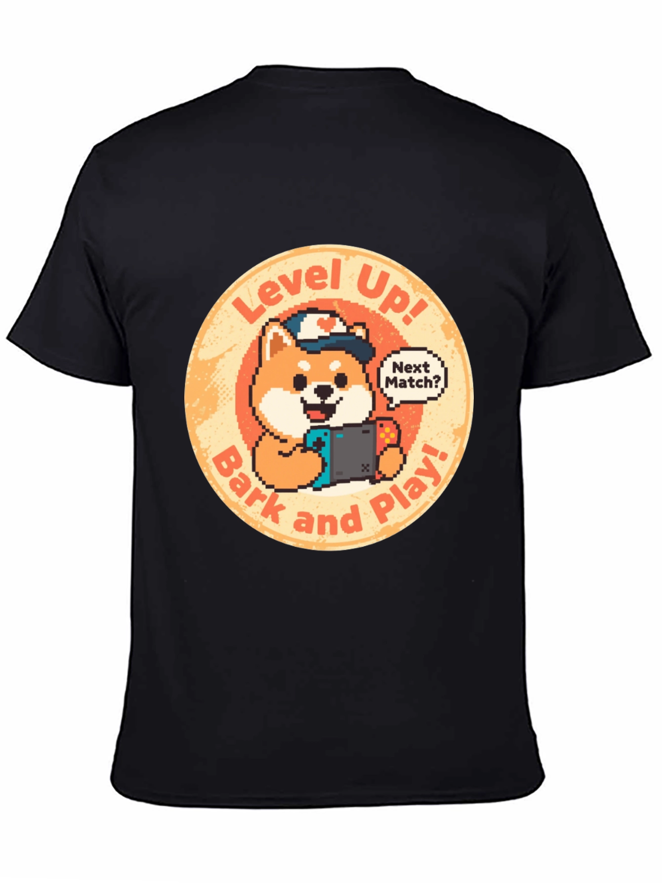 Level Up! Gamer Dog Graphic Tee