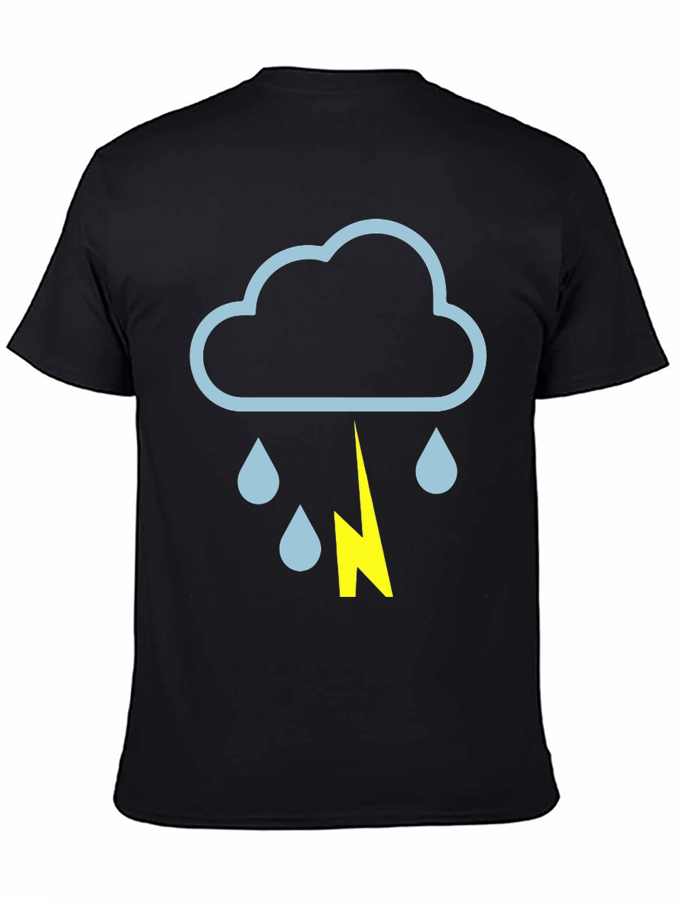 Rain Cloud Graphic T-Shirt - Weather Tee