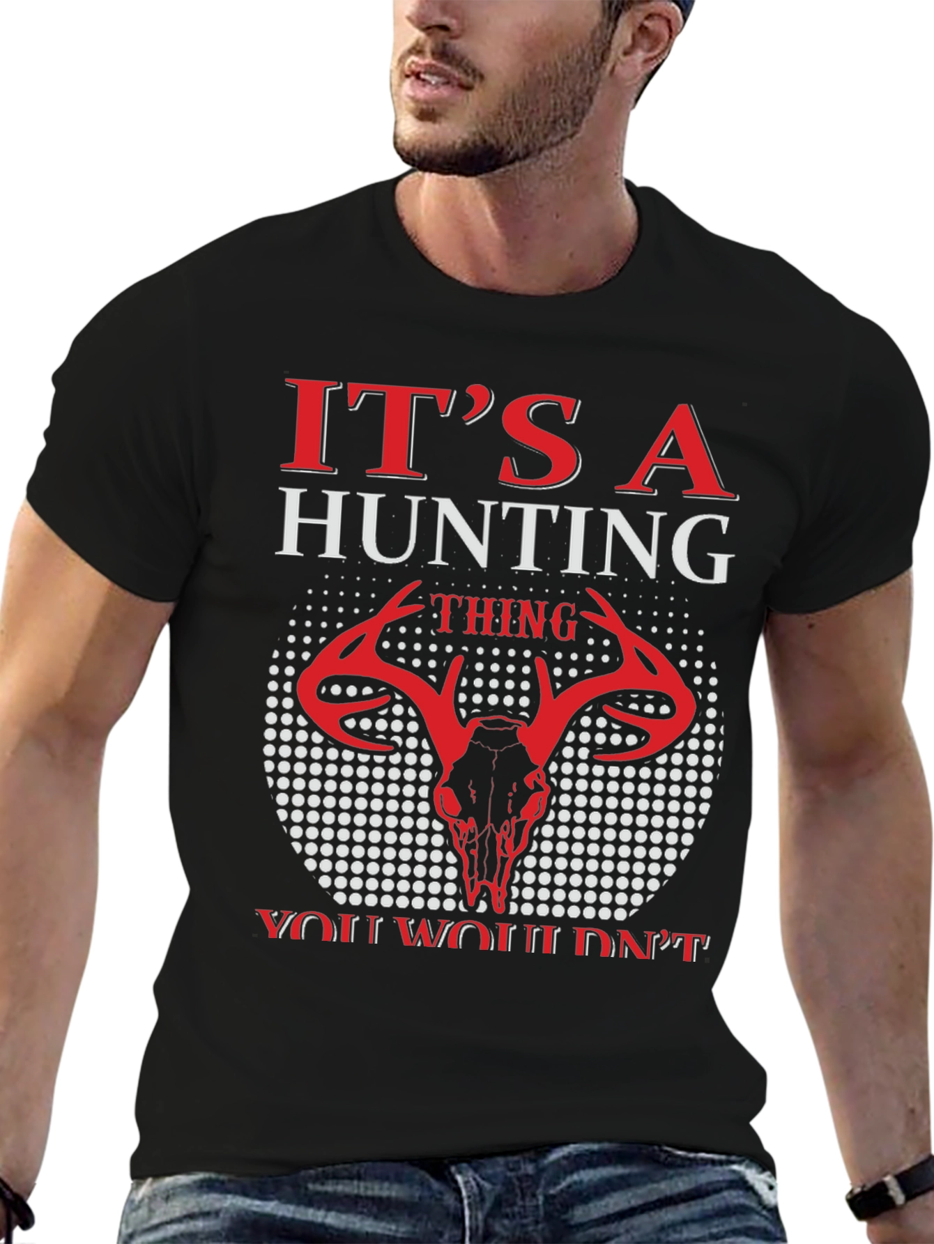 Hunting Thing T-Shirt - Deer Skull Graphic Tee