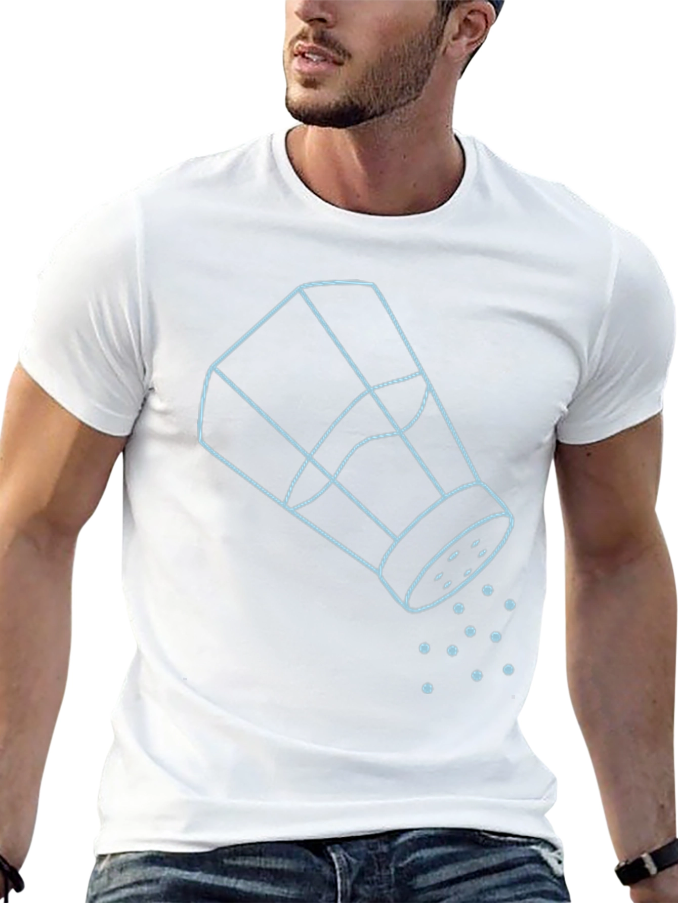 Salt Shaker Graphic T-Shirt - Casual Style