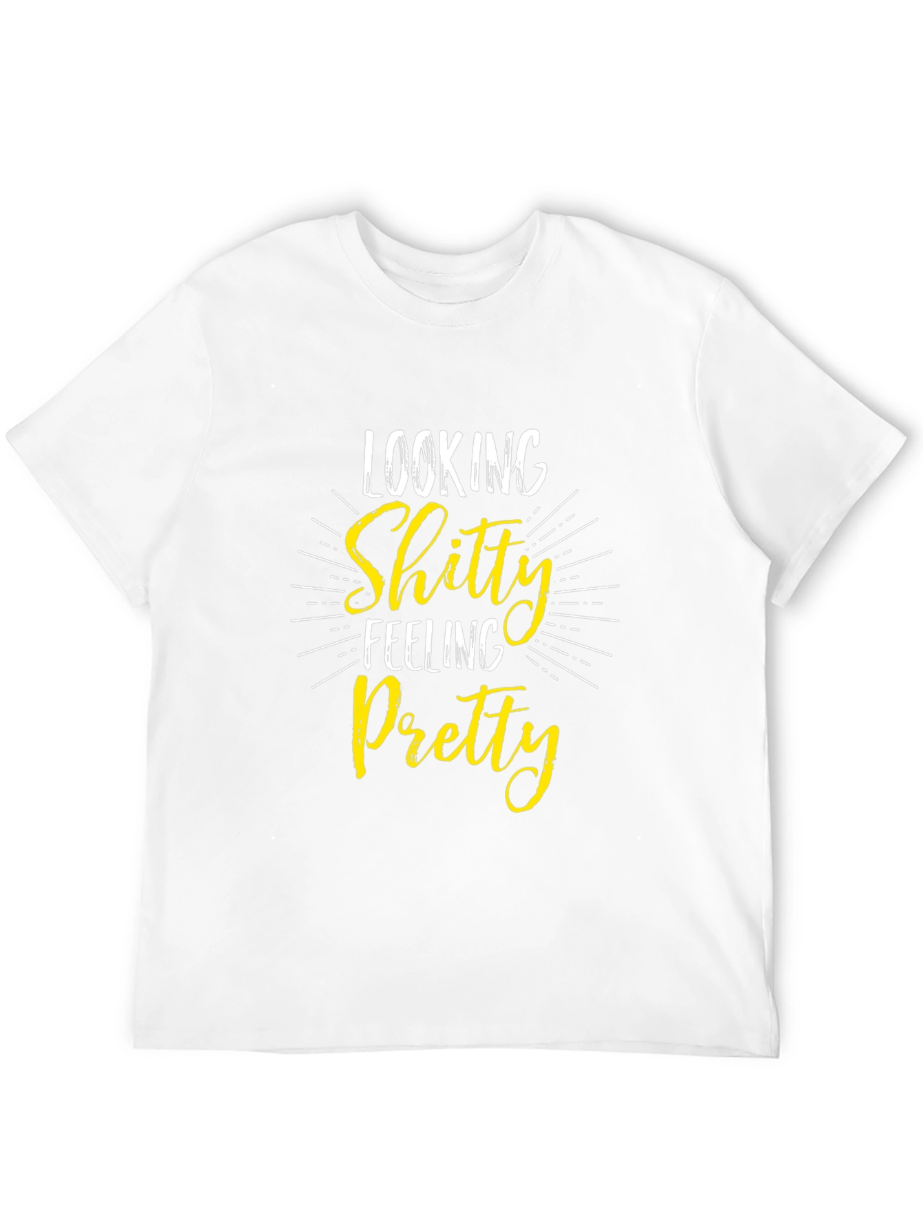 Shitty Feeling Pretty Graphic Tee - Black T-Shirt