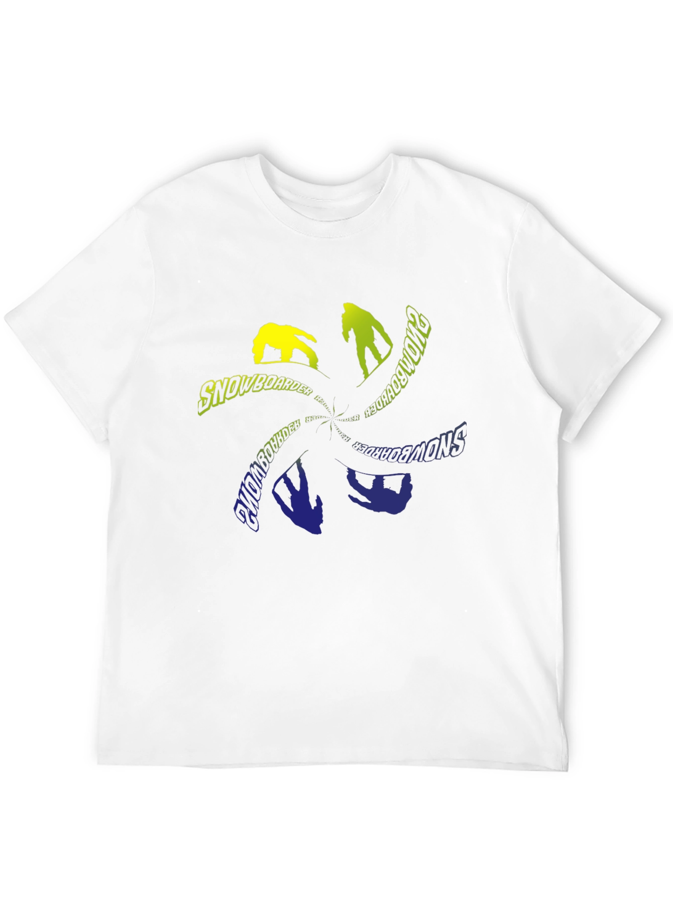 Snowboarder Graphic T-Shirt - Black
