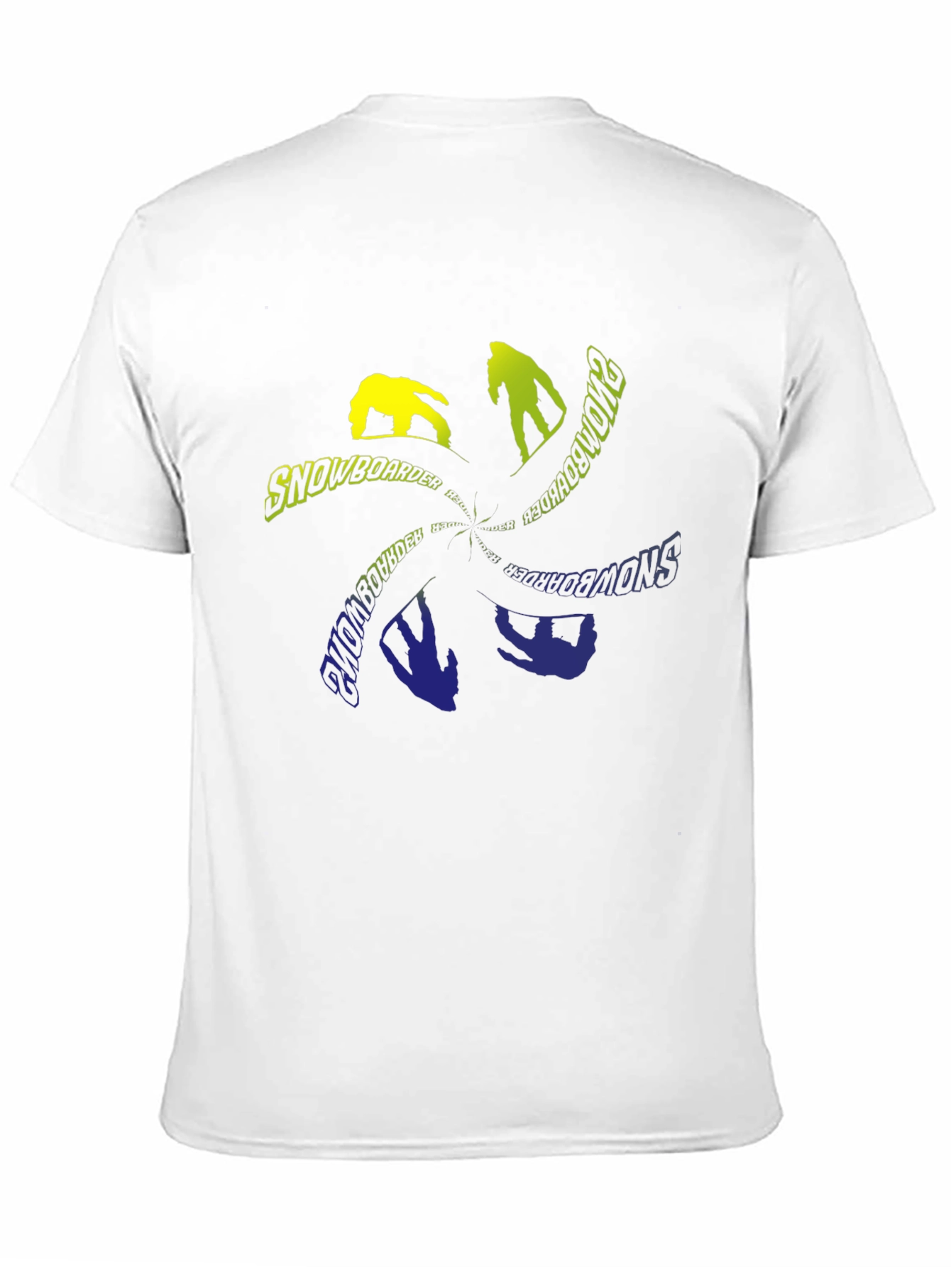 Snowboarder Graphic T-Shirt - Black