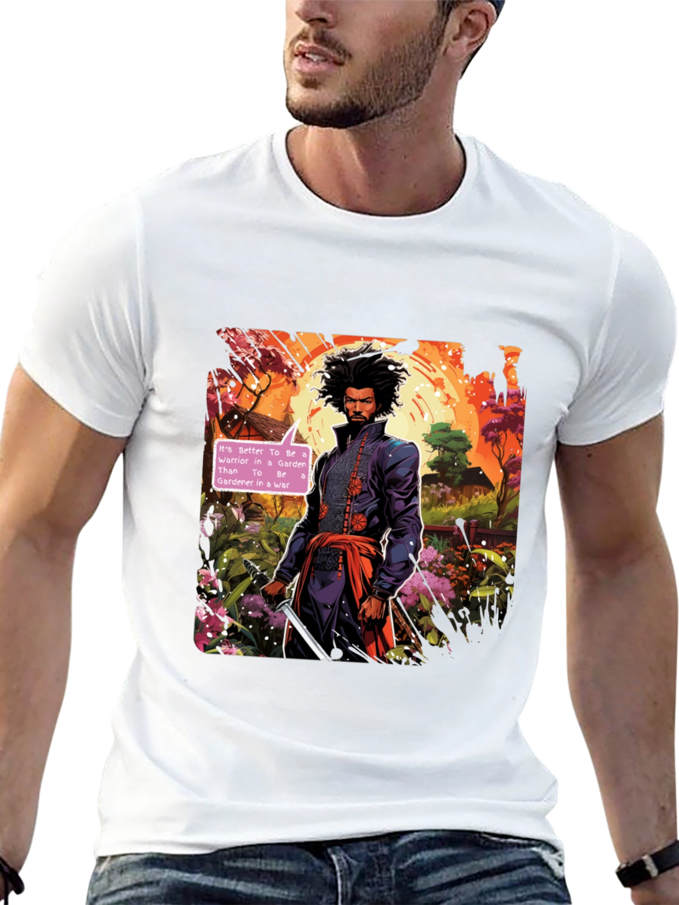 Warrior in a Garden T-Shirt