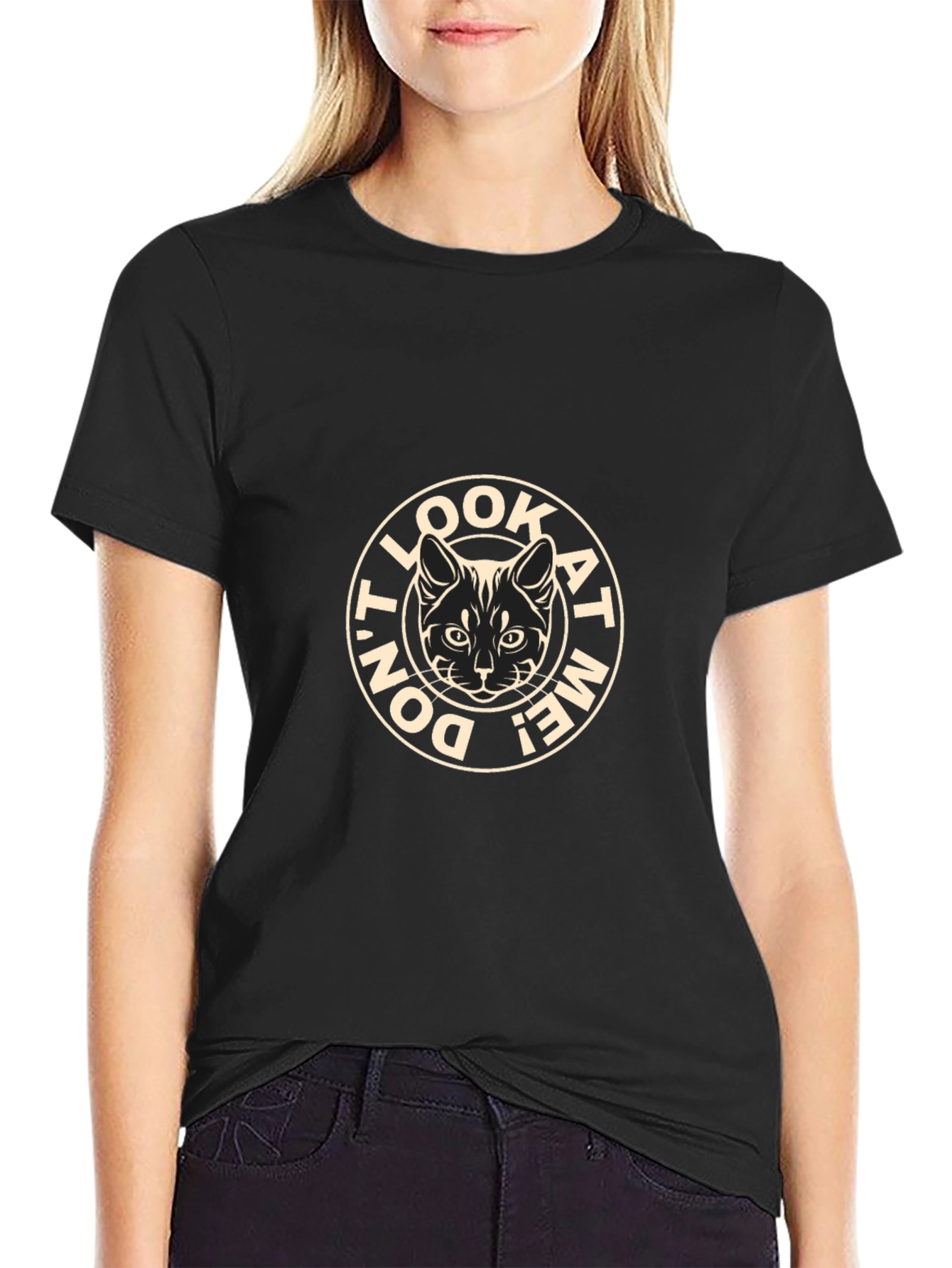 Dont Look At Me! Cat T-Shirt