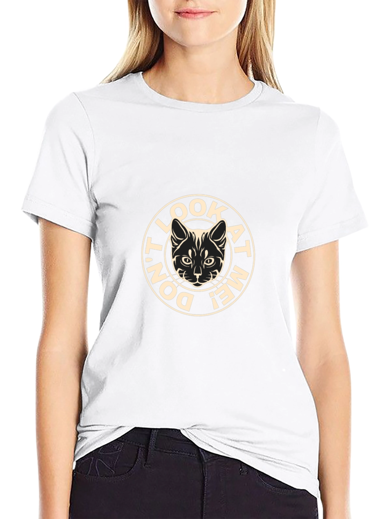 Dont Look At Me! Cat T-Shirt