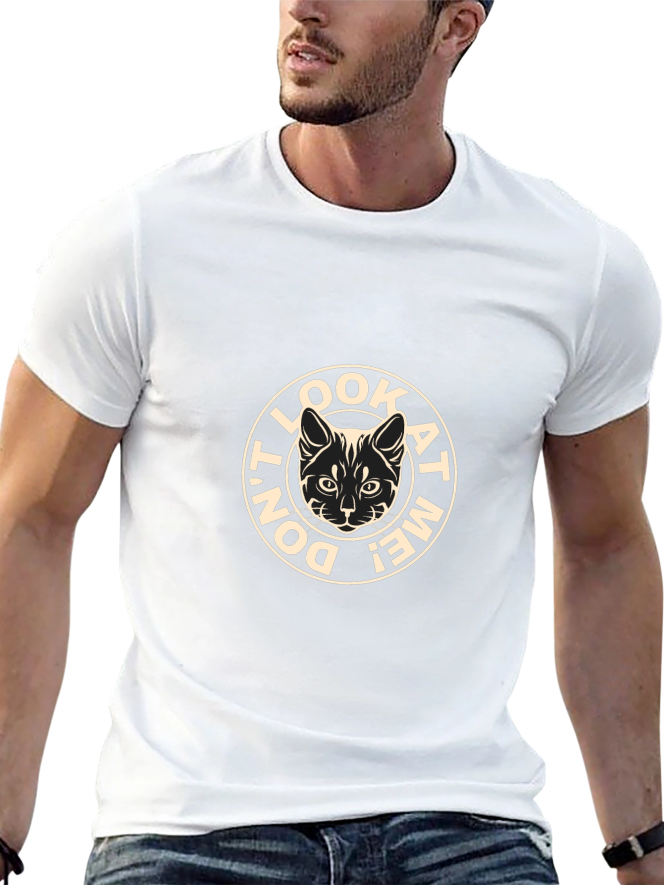 Dont Look At Me! Cat T-Shirt