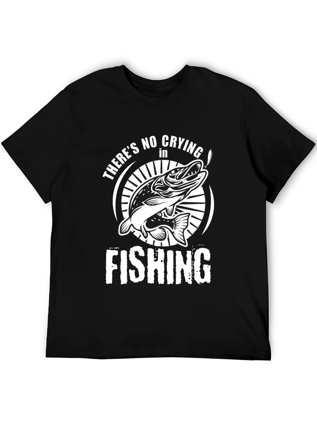 Fishing T-Shirt - Theres No Crying in Fishing