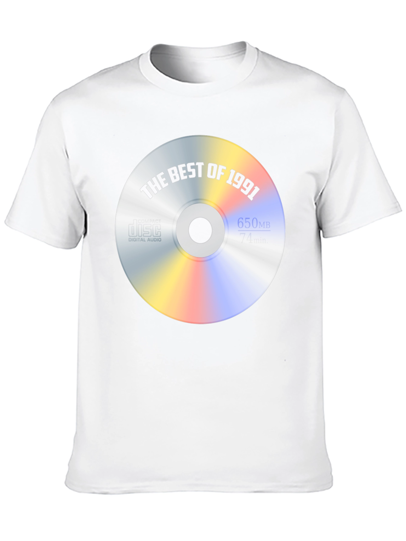 Best of 1991 T-Shirt - Compact Disc Design
