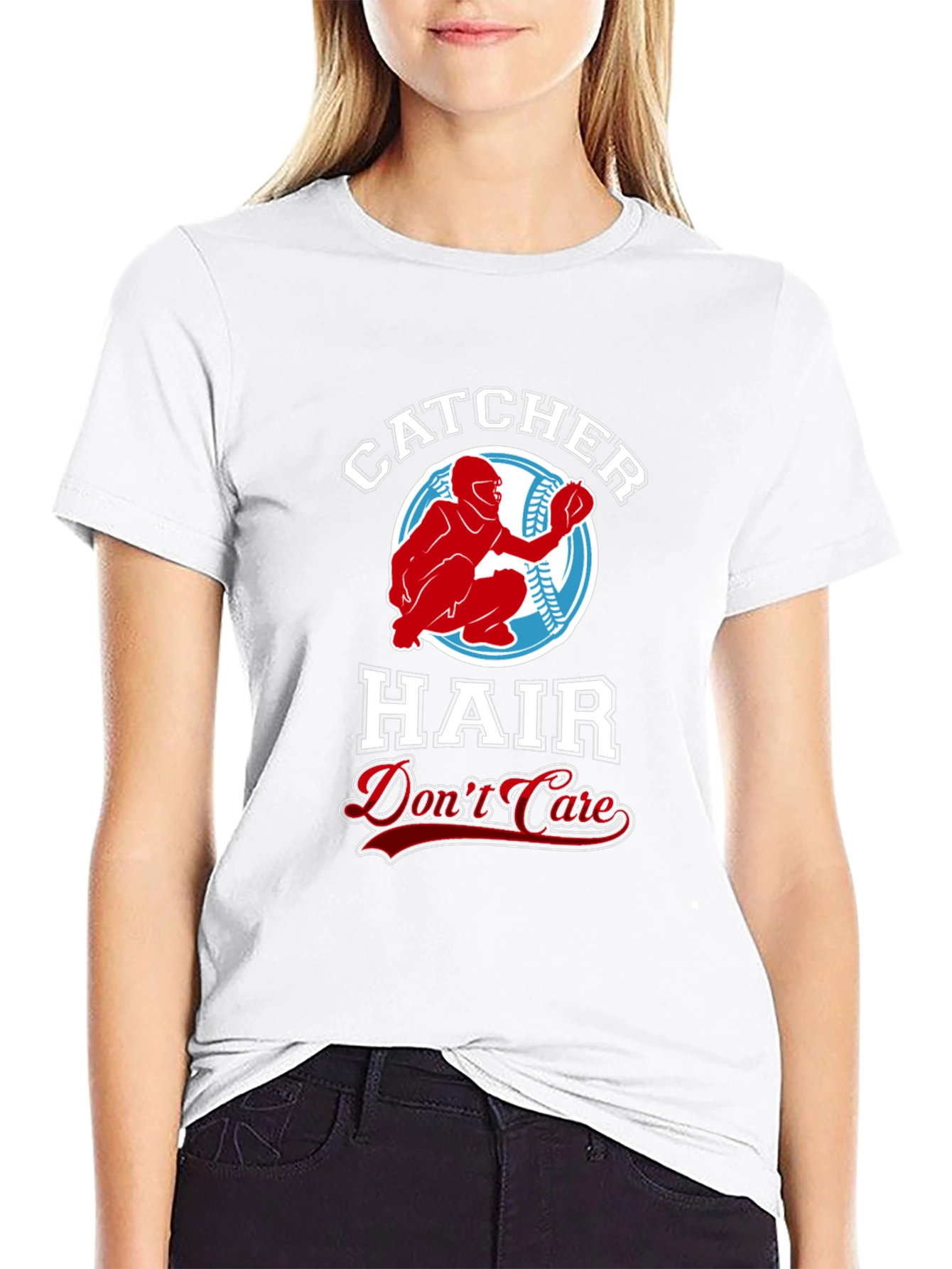 Catcher Hair Dont Care Black T-Shirt