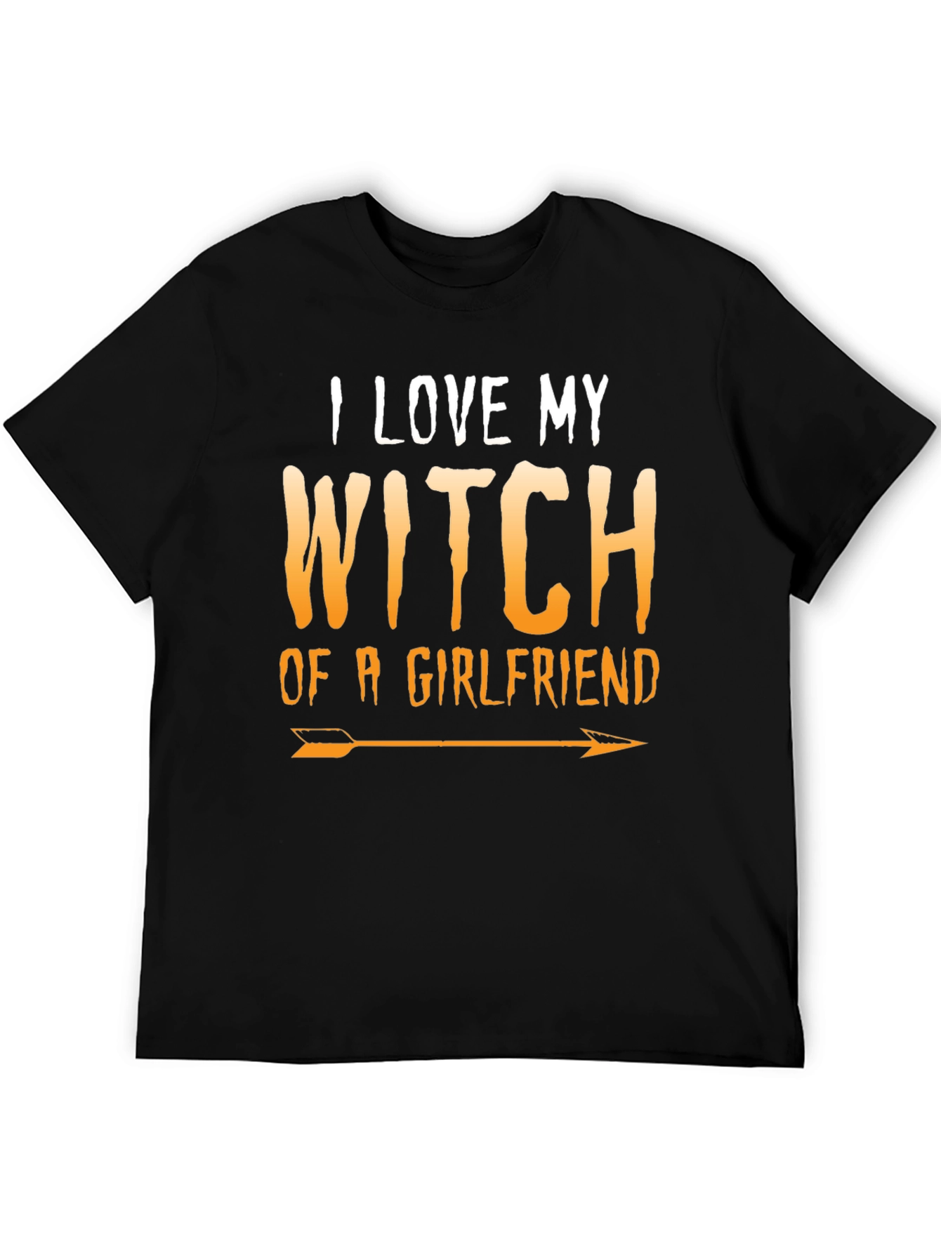I Love My Witch Girlfriend Halloween T-Shirt
