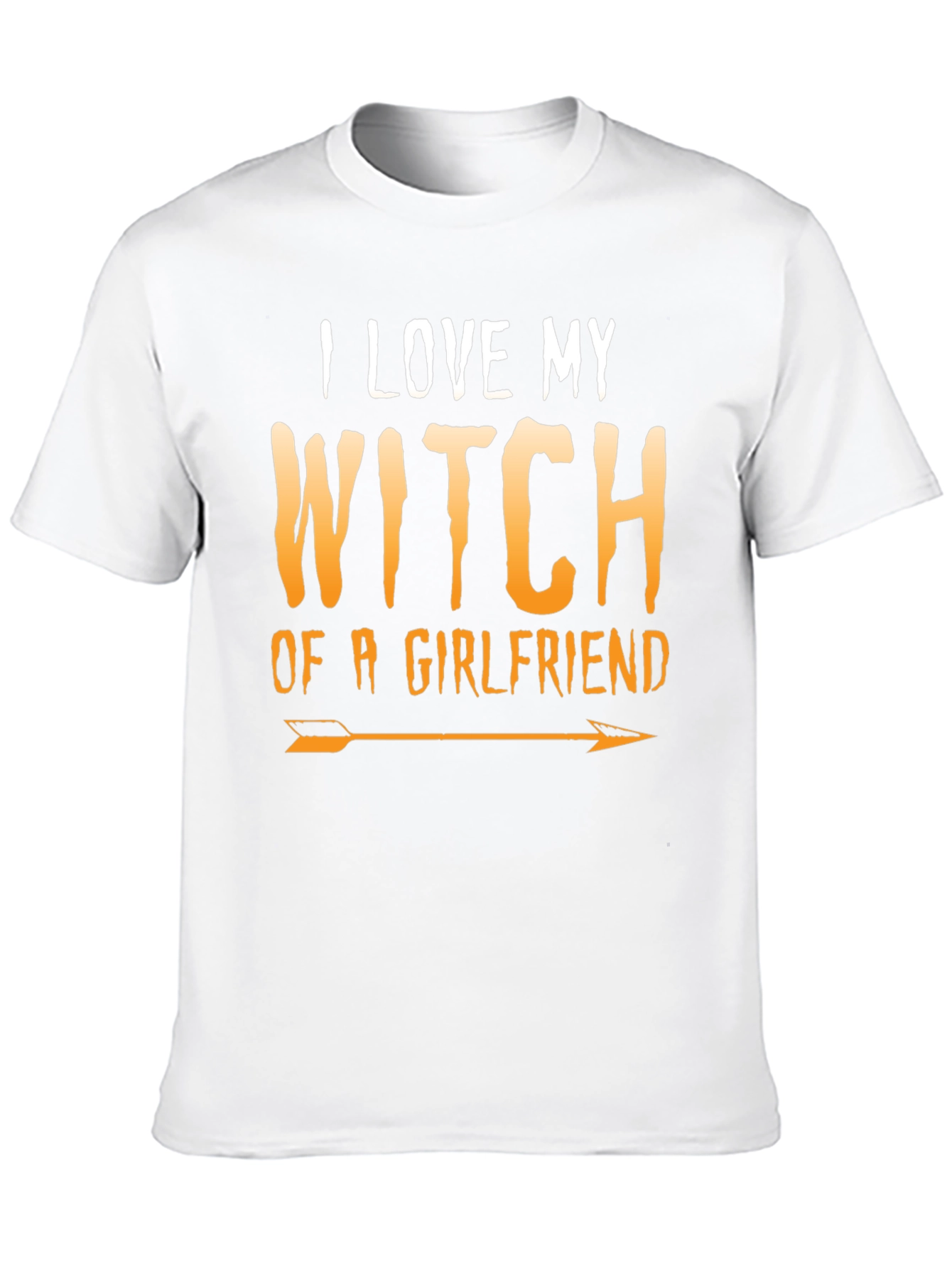 I Love My Witch Girlfriend Halloween T-Shirt