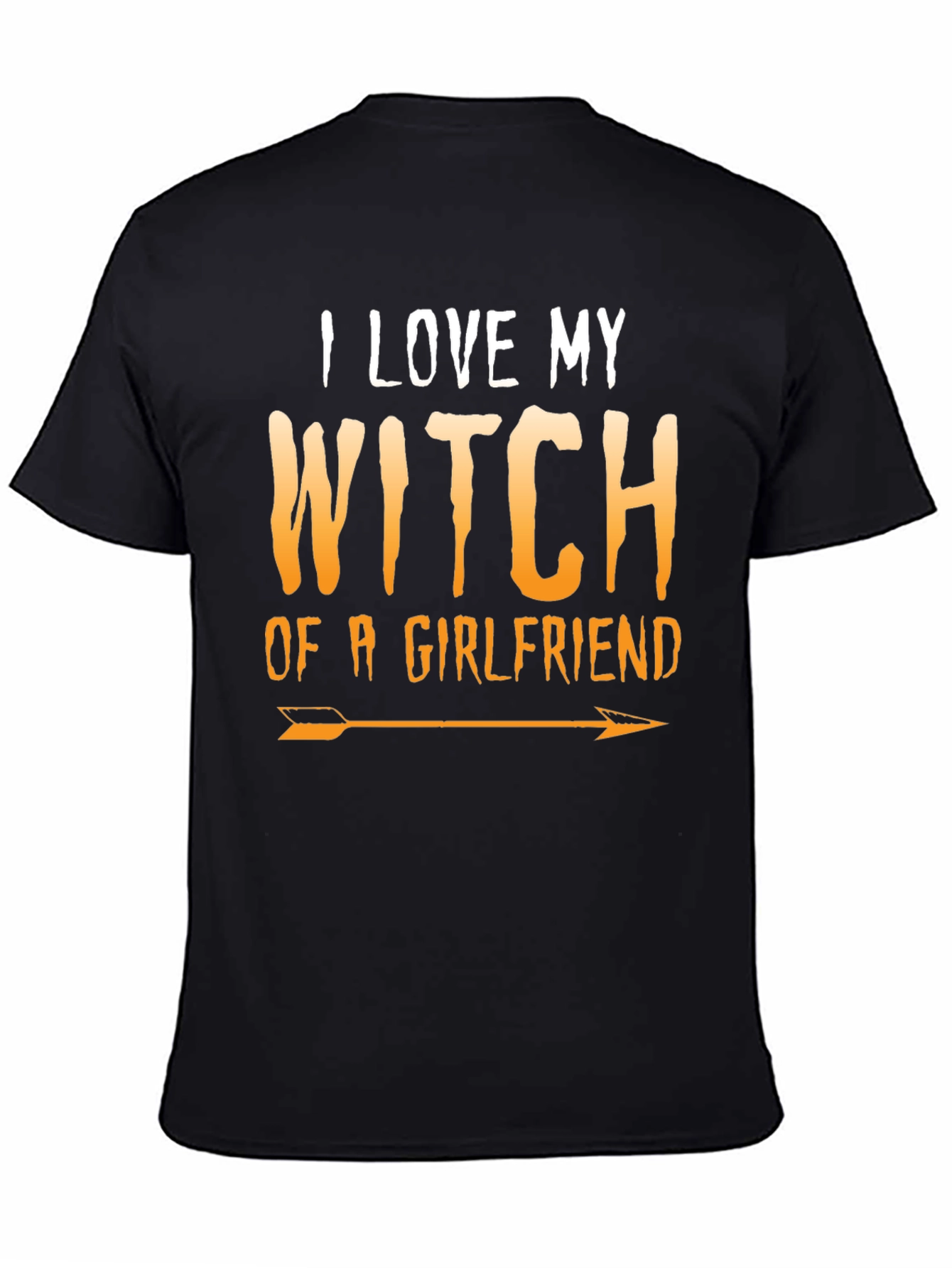 I Love My Witch Girlfriend Halloween T-Shirt