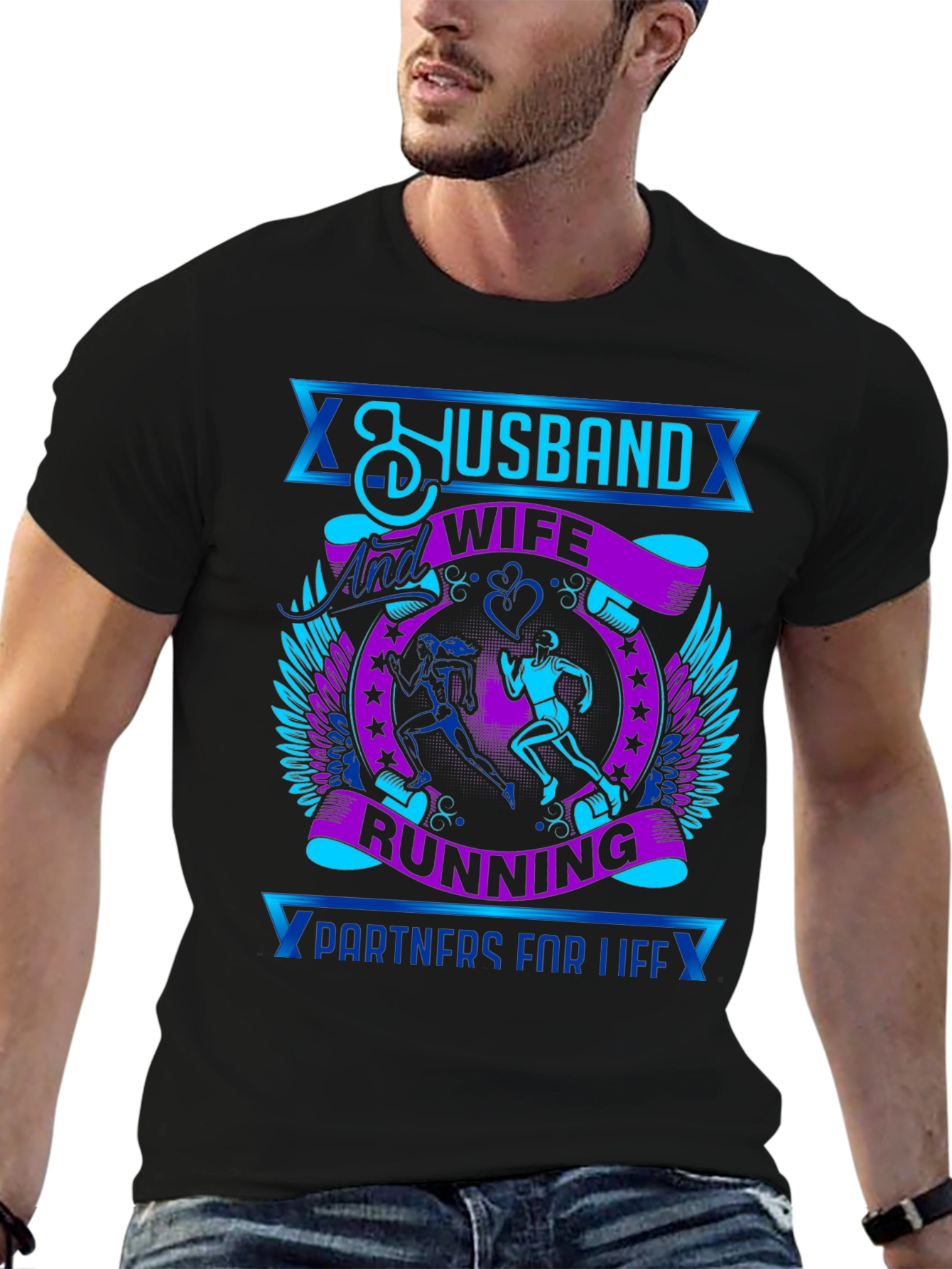 Husband & Wife Running Partners T-Shirt