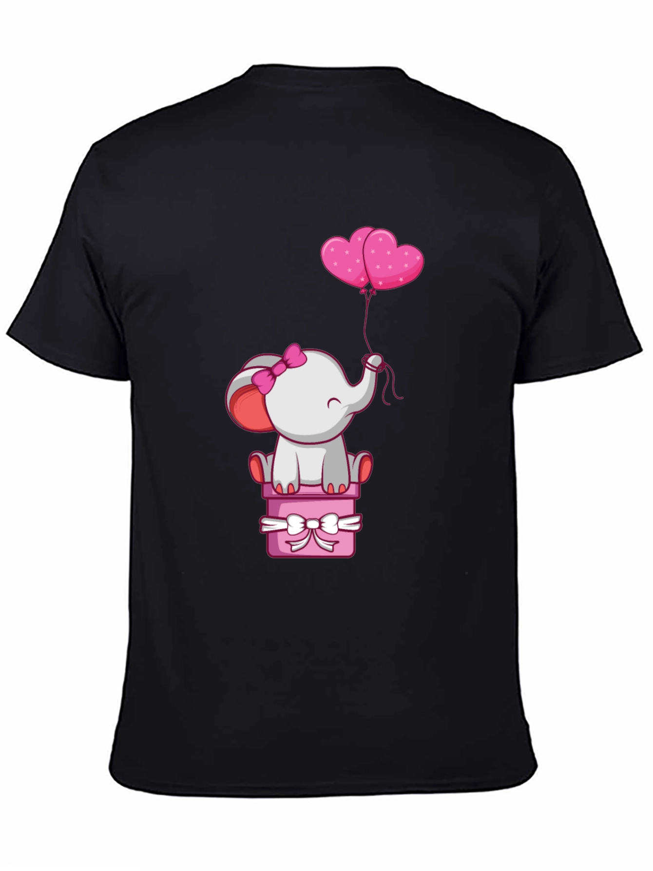 Elephant Heart Balloons Graphic Tee