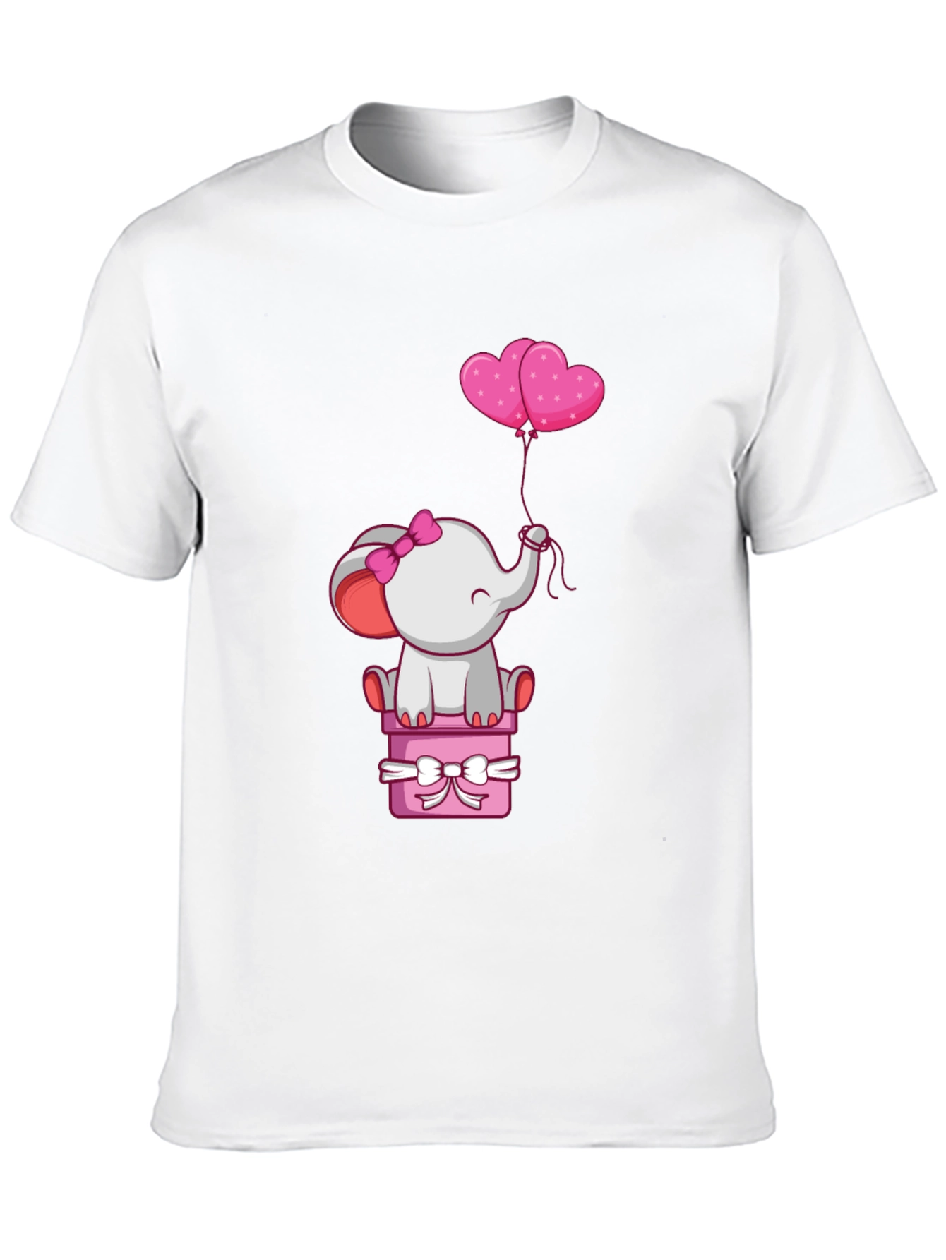 Elephant Heart Balloons Graphic Tee
