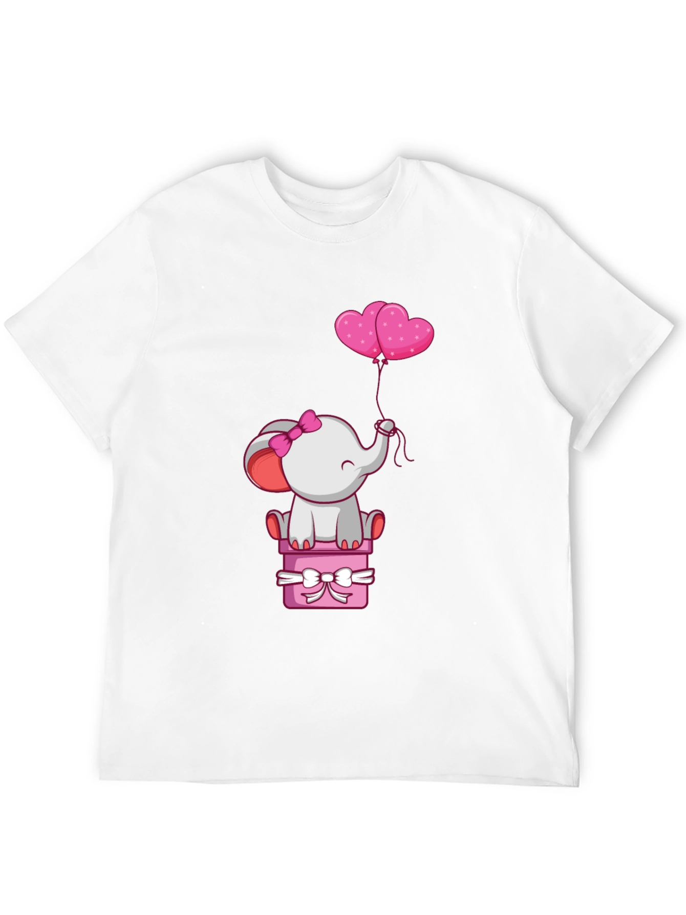 Elephant Heart Balloons Graphic Tee